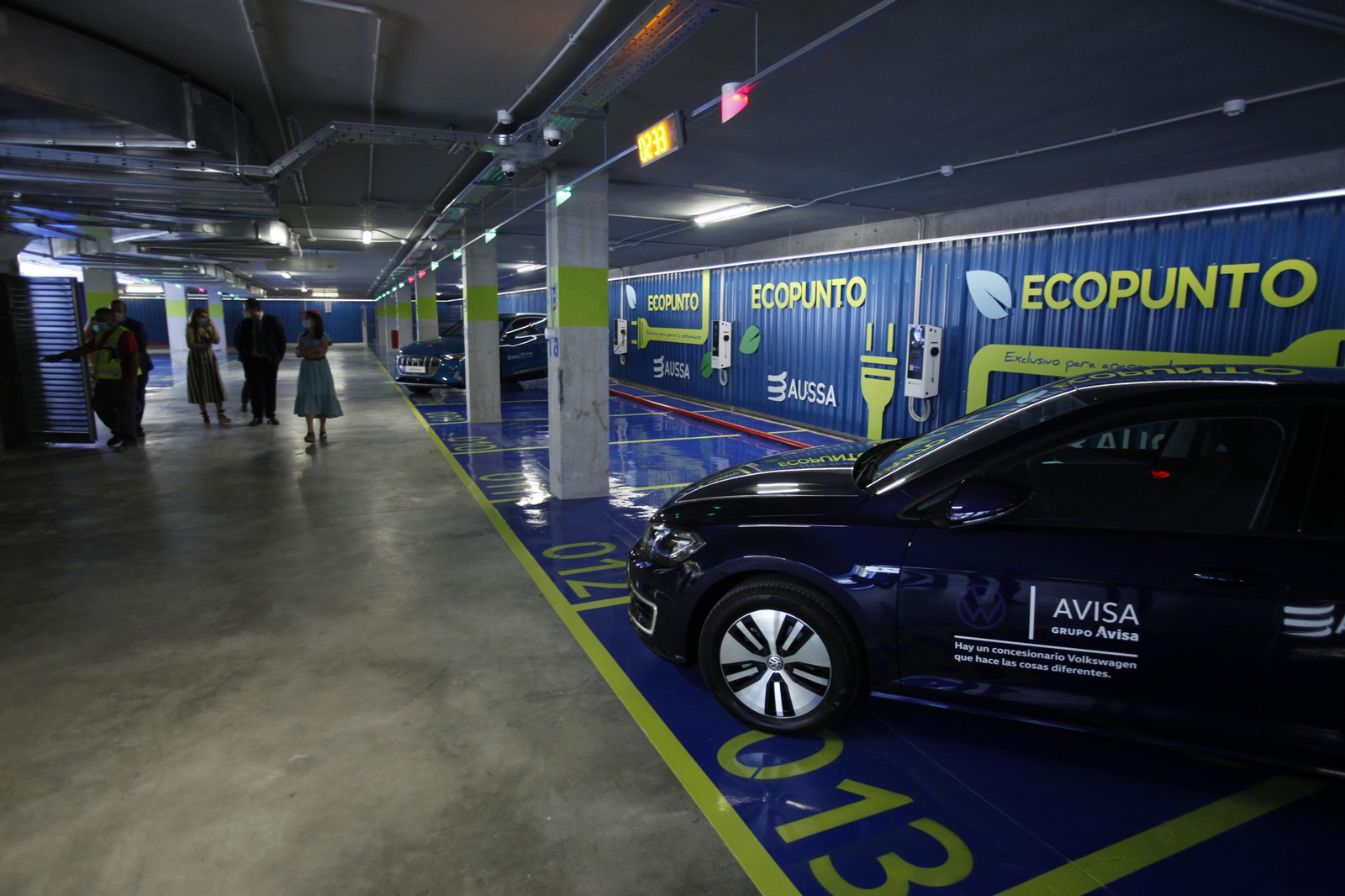 Inauguración del aparcamiento de Rafael Salgado de Bami