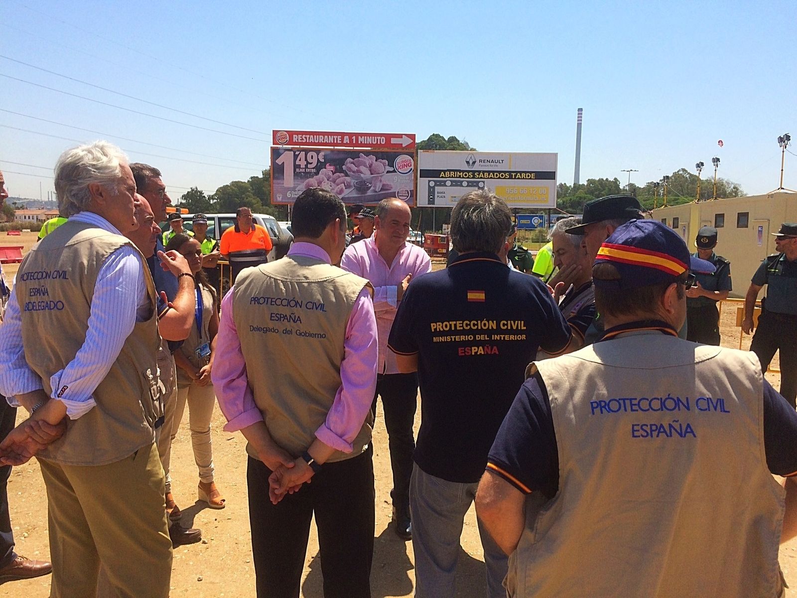 Francisco Ruiz Boada, Juan Antonio Díaz Cruz, Antonio Sanz, José Ignacio Landaluce y Agustín Muñoz, ayer.