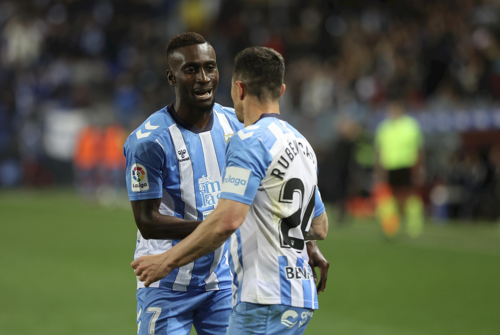 El Málaga CF-Zaragoza, en fotos