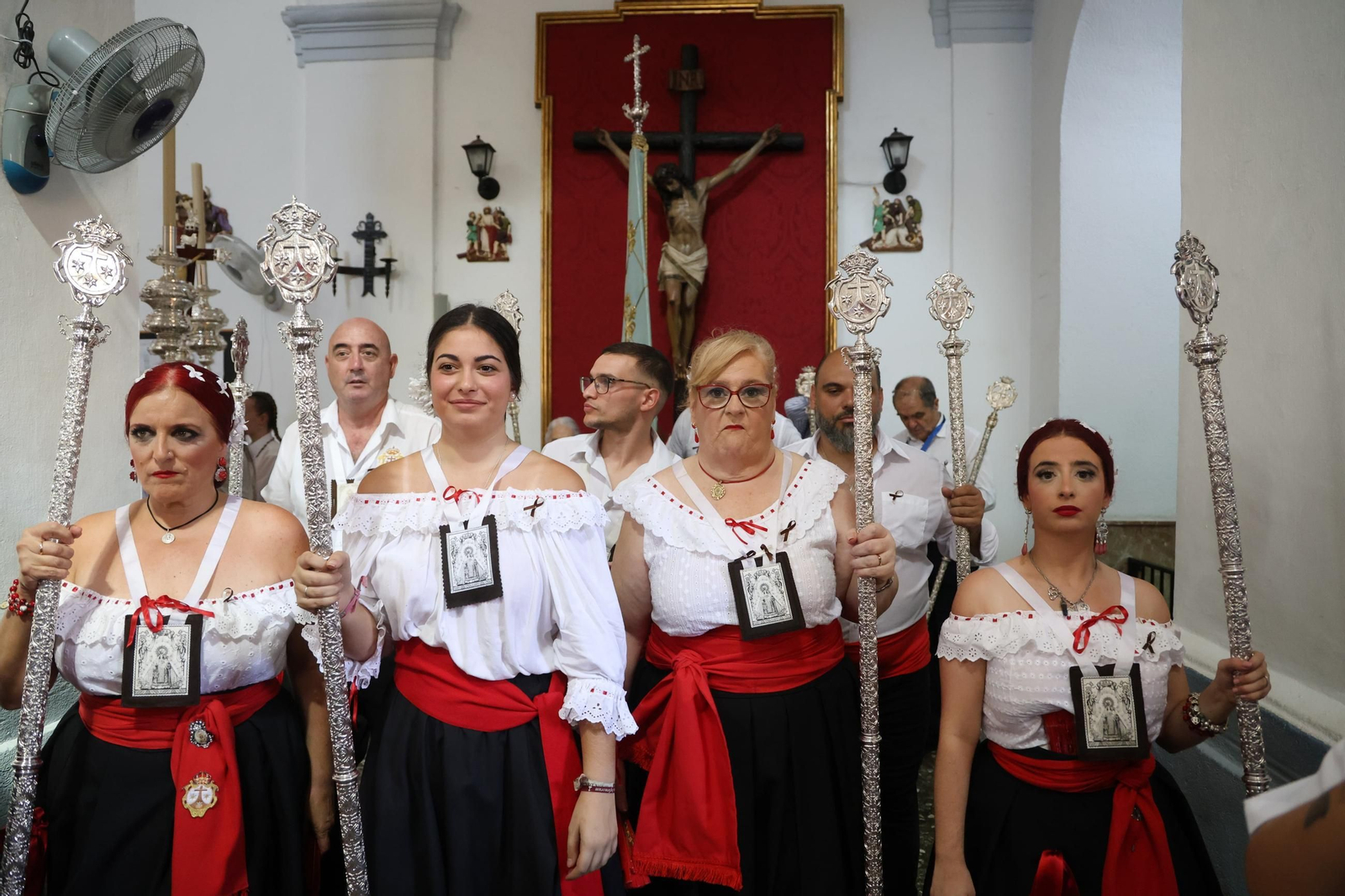 La procesión de la Virgen del Carmen en El Palo, en Málaga, en imágenes
