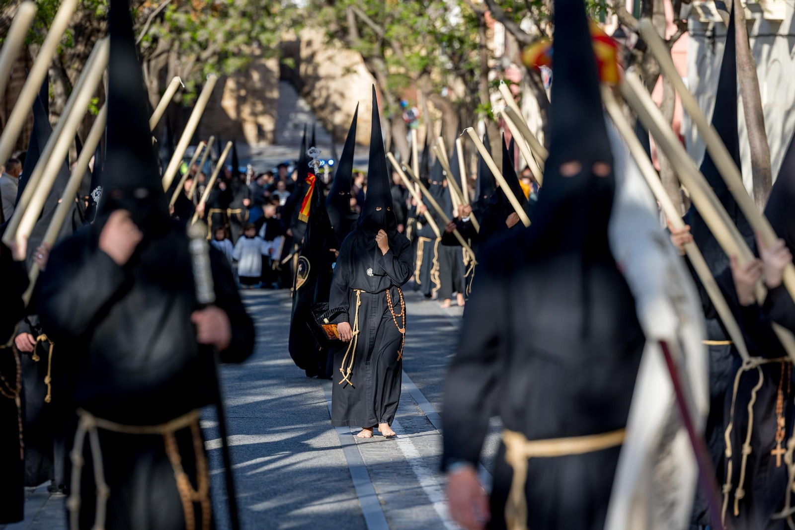 Imágenes de la salida del Caminito en la Semana Santa de Cádiz 2025