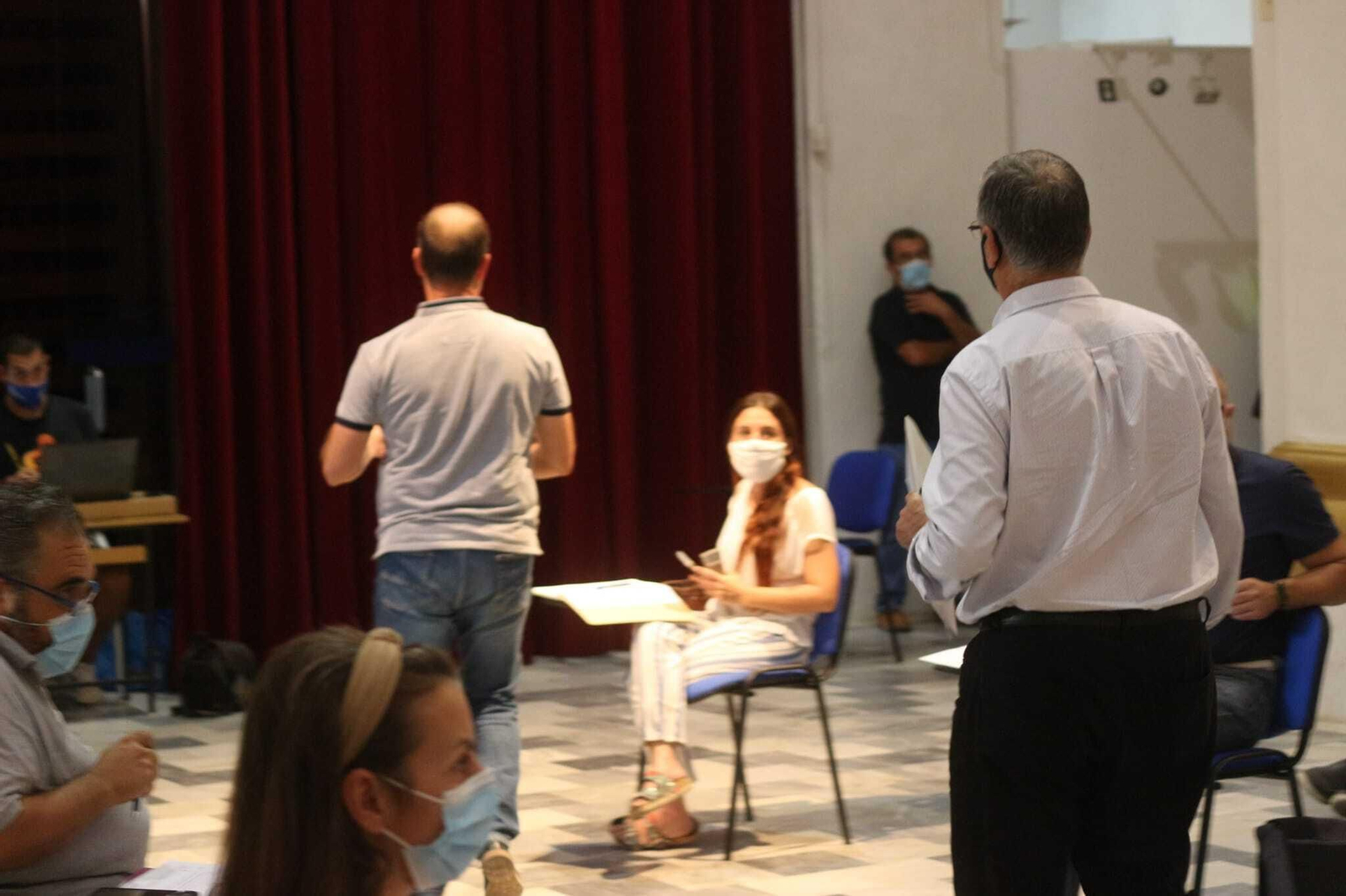 Los ediles andalucistas abandonan el pleno.