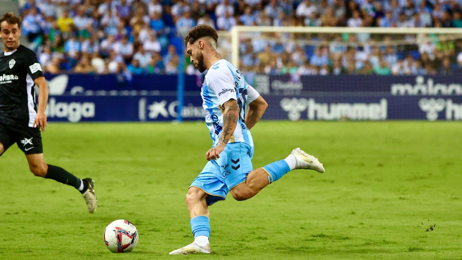 El Málaga CF - Elche, en fotos