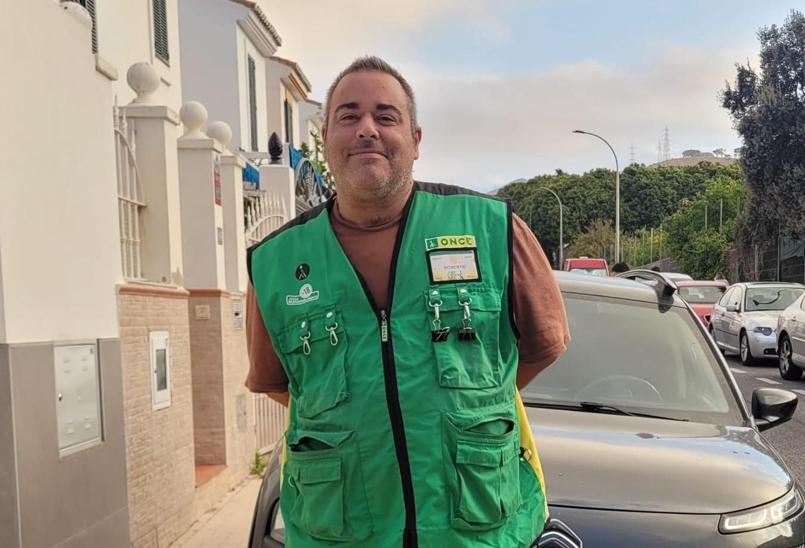 Roberto Moreno, el vendedor de la ONCE de Torremolinos.