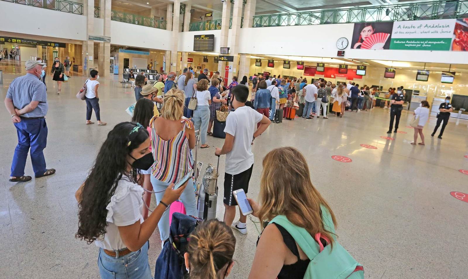 El Aeropuerto de Jerez se llena en Julio