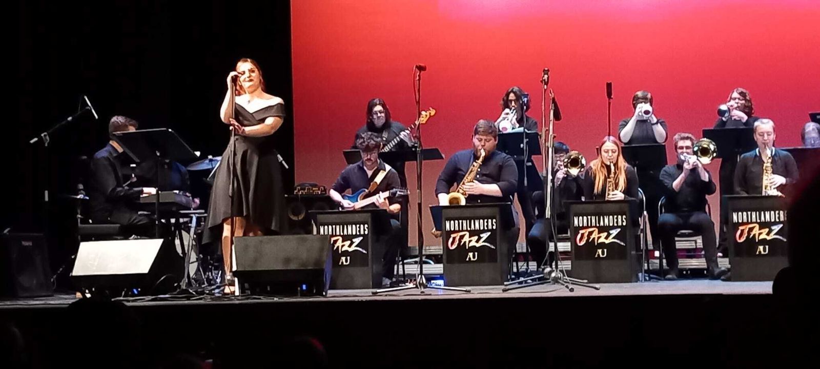 Un momento de la aclamada actuación de 'The Northlanders Jazz Band'.