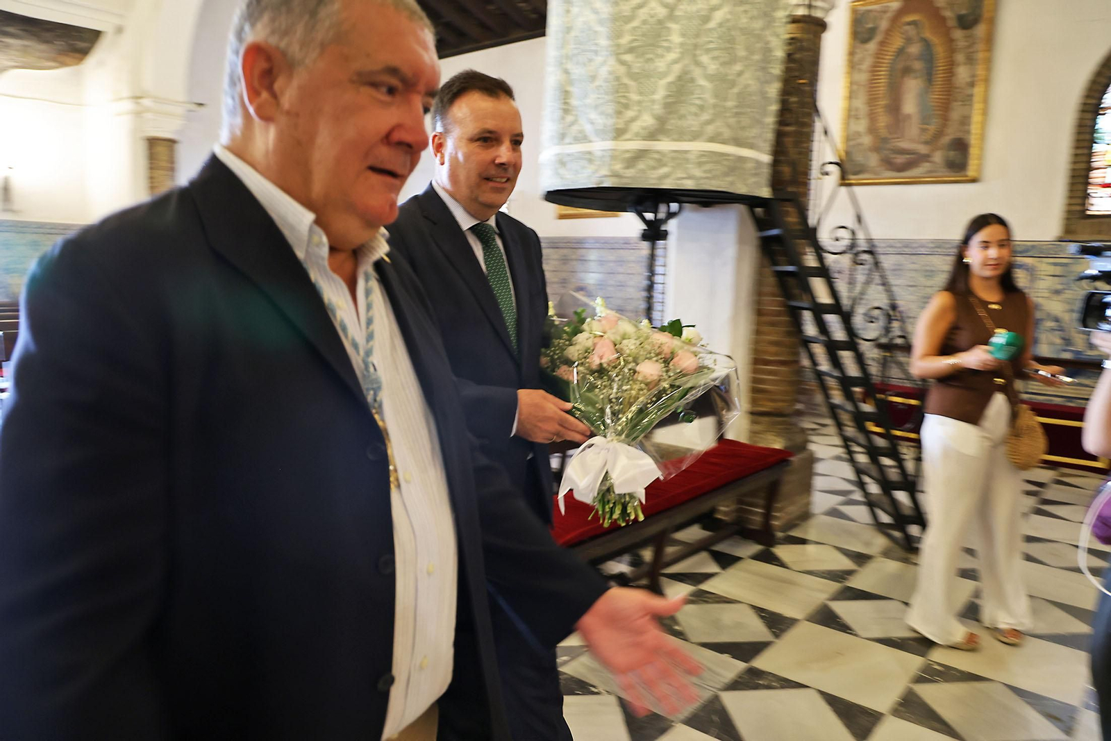 Imágenes de la ofrenda floral a la Virgen de La Cinta