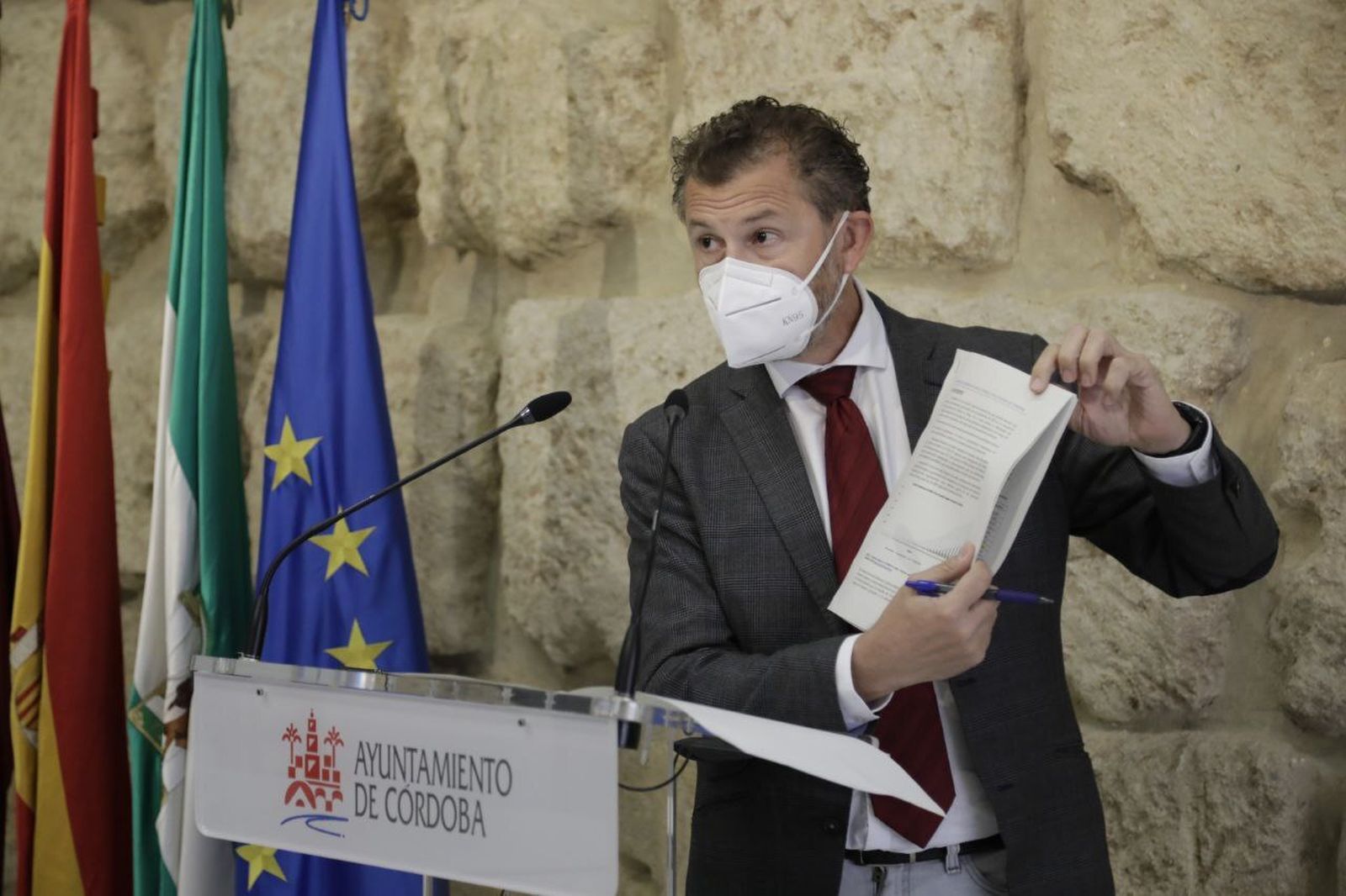 El delegado de Infraestructuras, David Dorado.