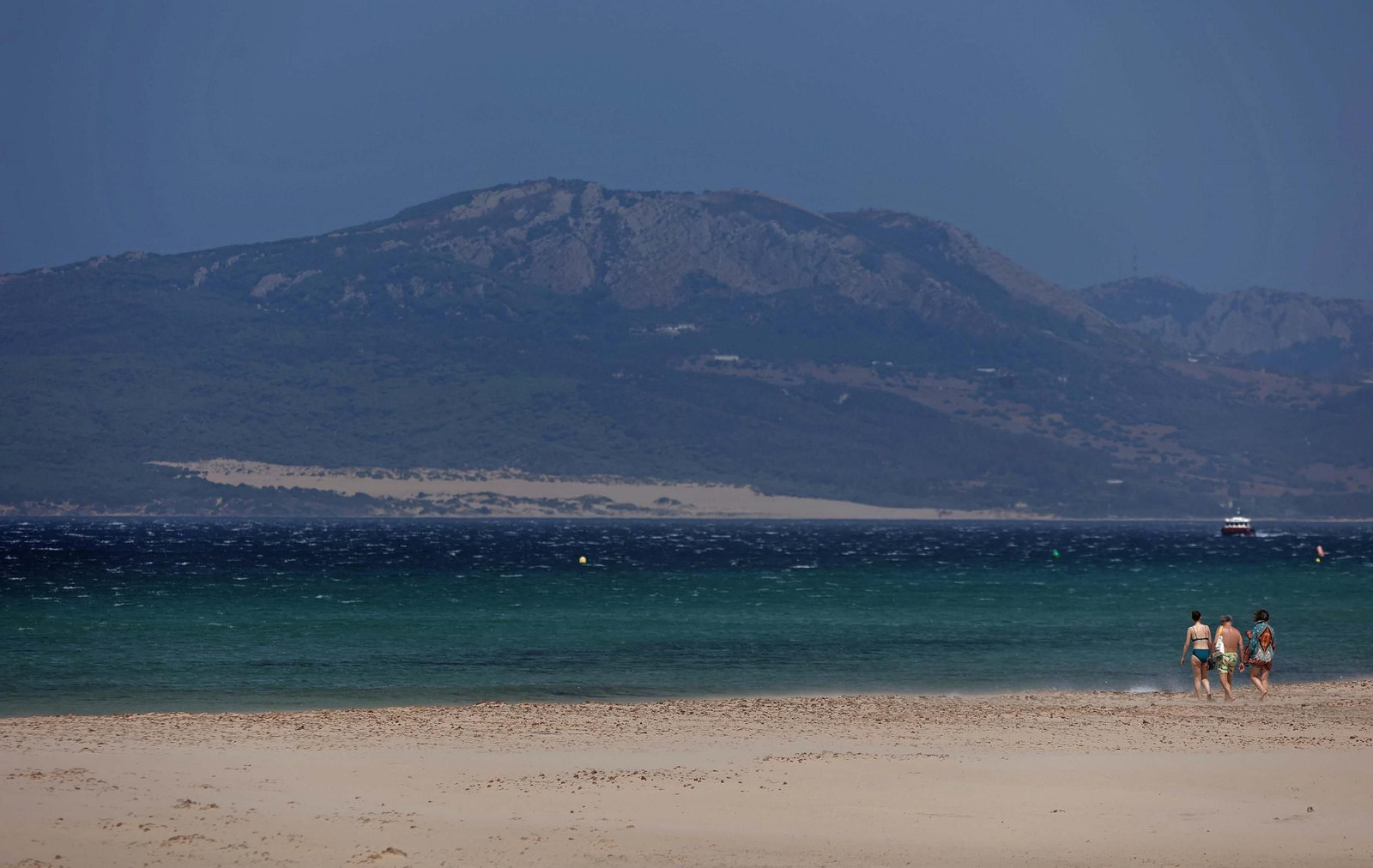 Temporal de levante en Tarifa.