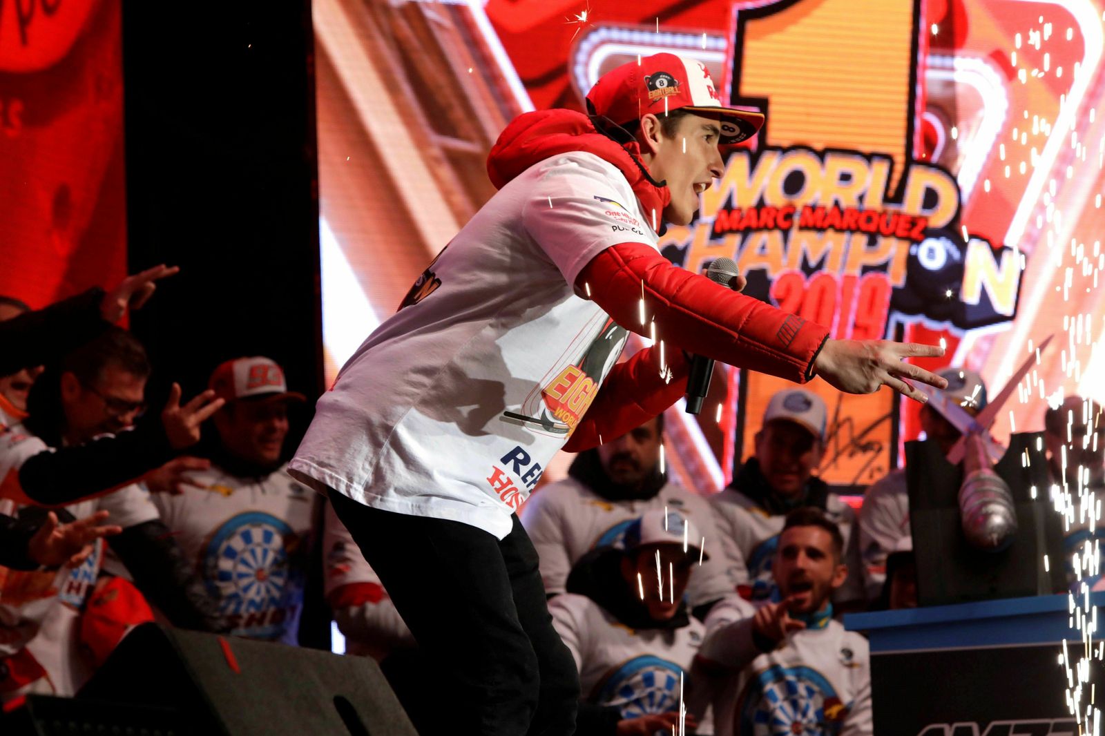 La fiesta de los hermanos Márquez en Cervera