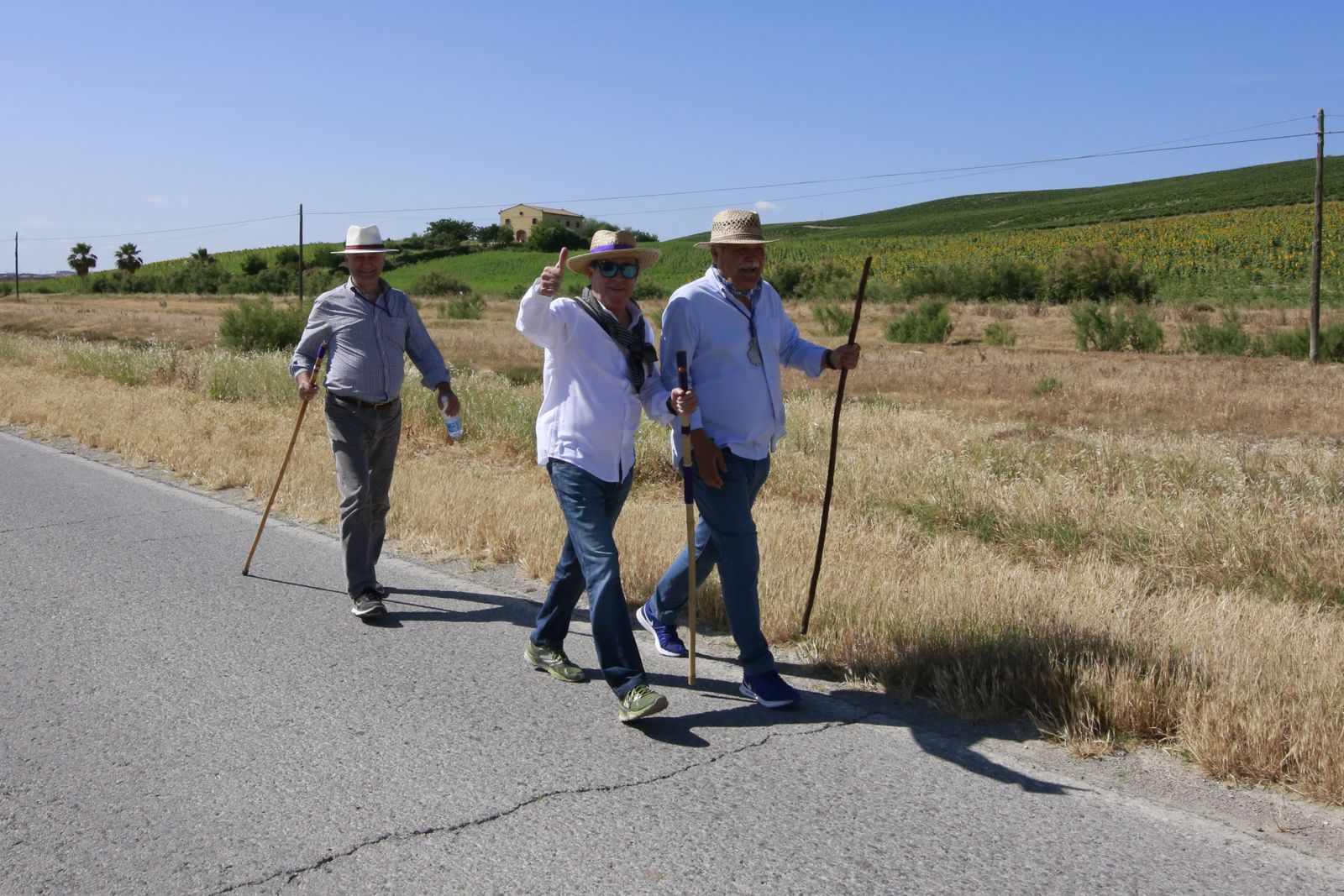 Primer día de camino de la hermandad de Jerez
