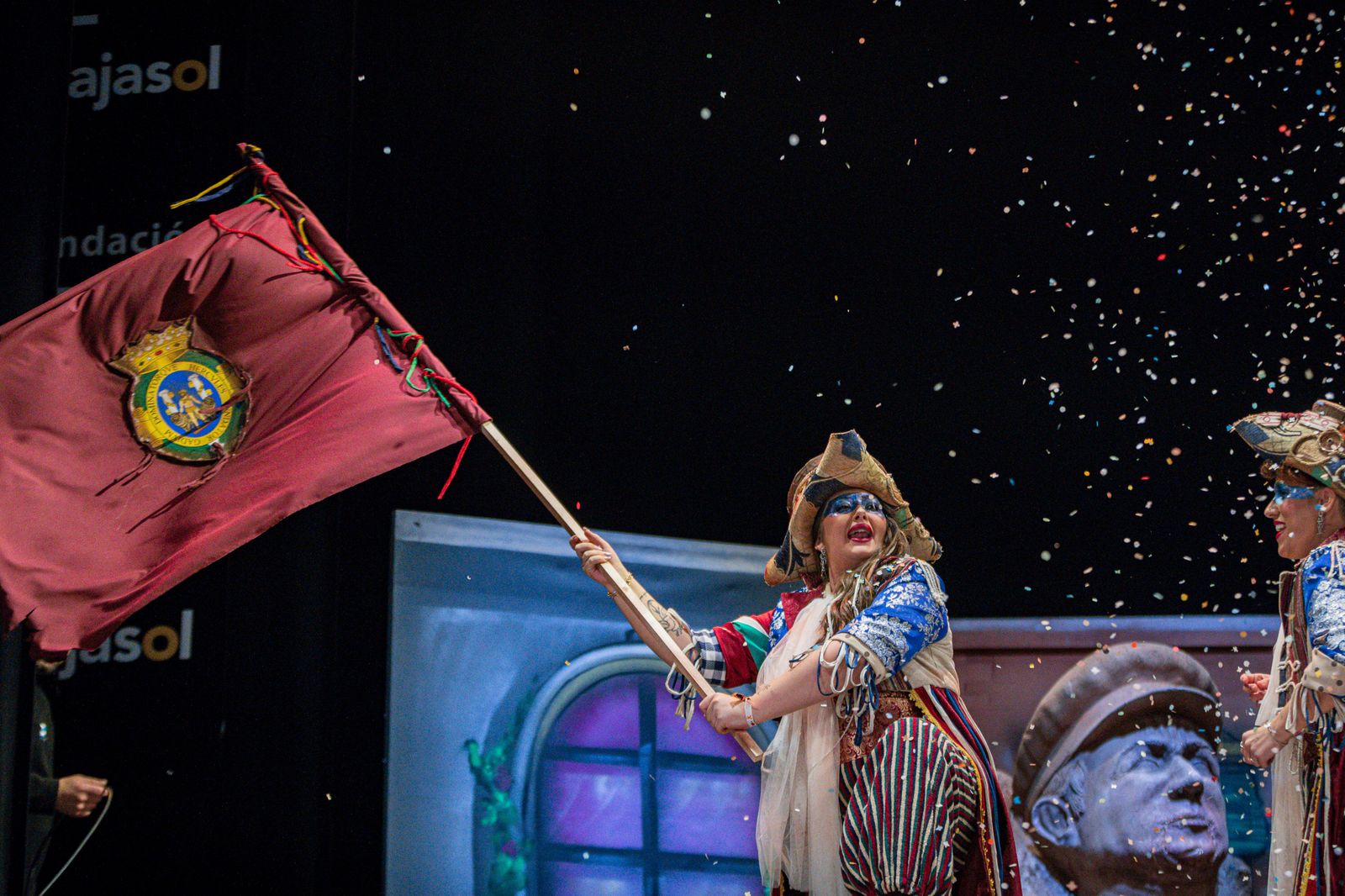 Comparsa 'La marea' en la séptima sesión de preliminares