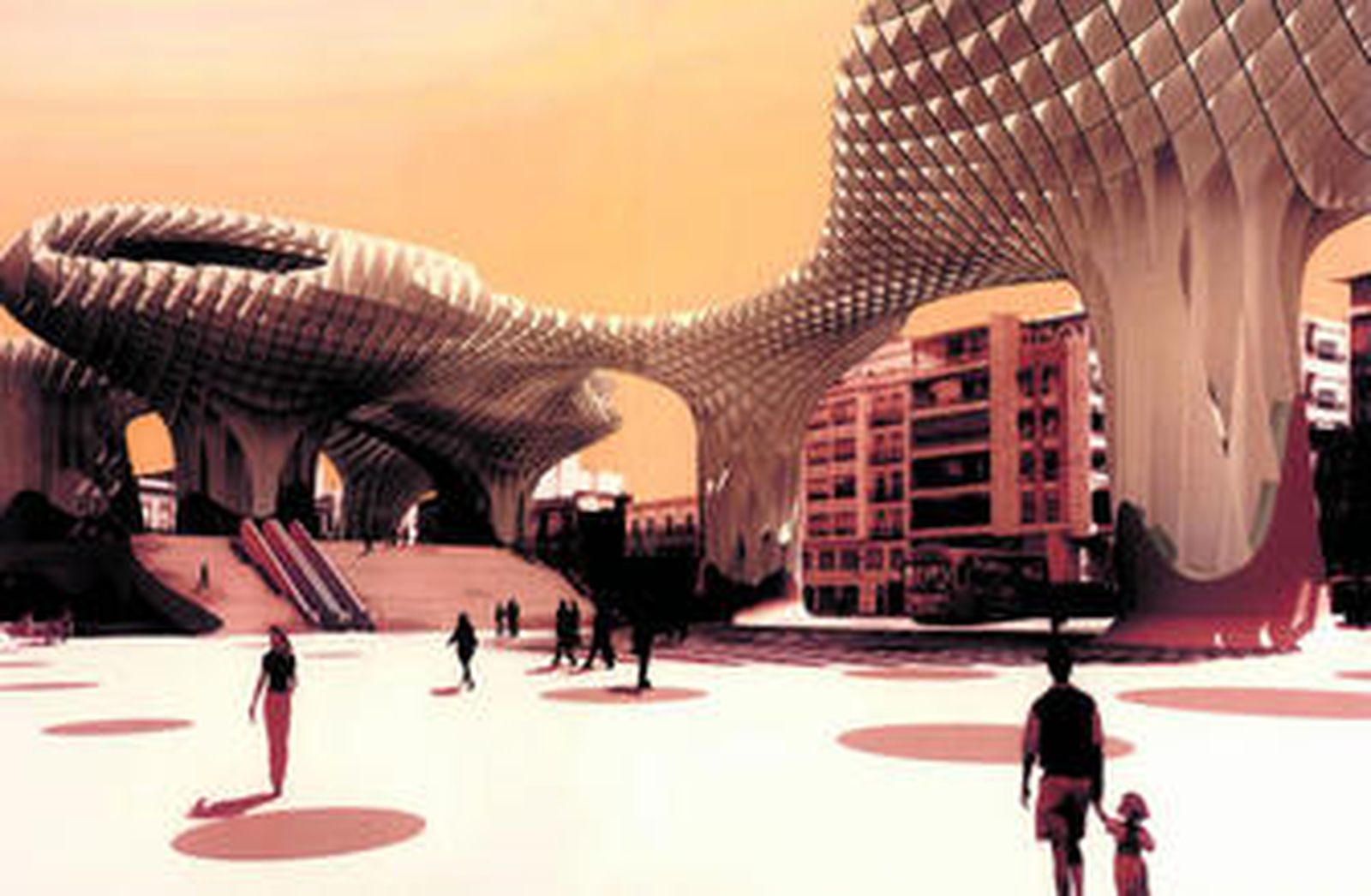 Imagen virtual del proyecto según el diseño original del proyecto básico.