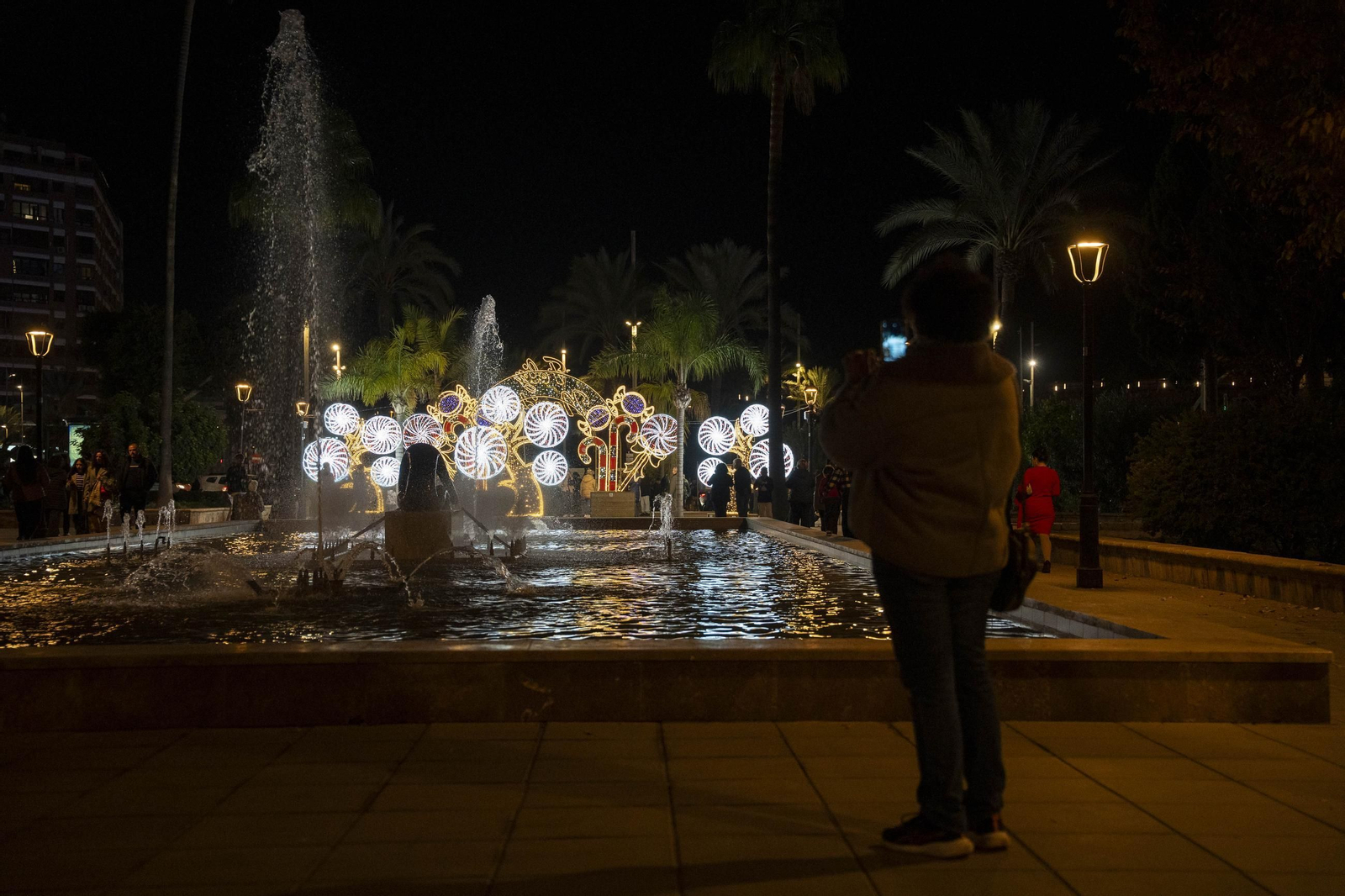 Las mejores imágenes del encendido navideño en Almería