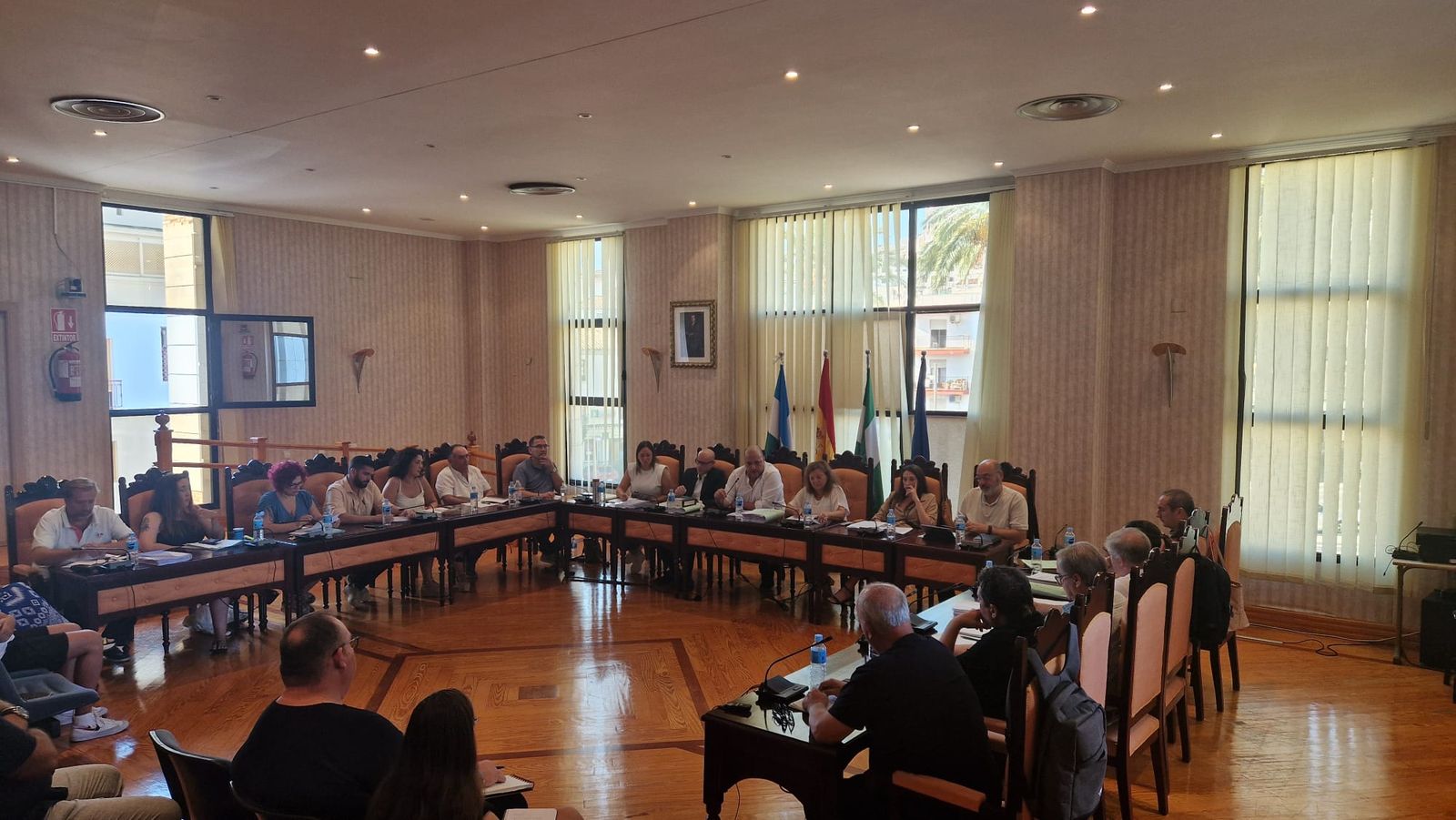 Imgen del pleno municipal de Salobreña