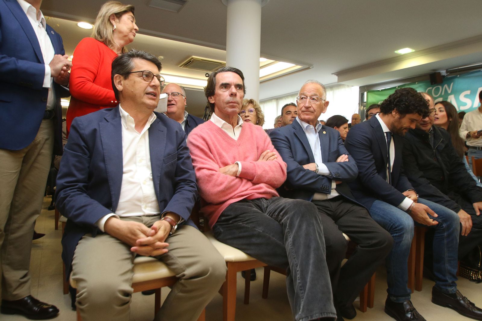 Fotogalería del mitin de José María Aznar