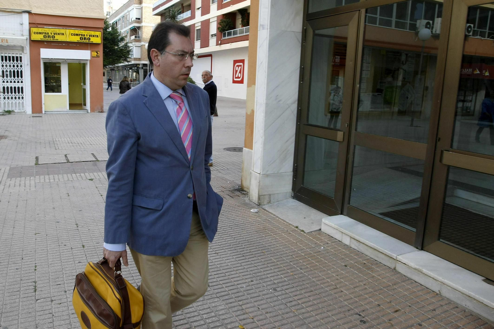 Jenaro Jiménez, en una de las comparecencias en los juzgados cuando aún se encontraba en libertad.