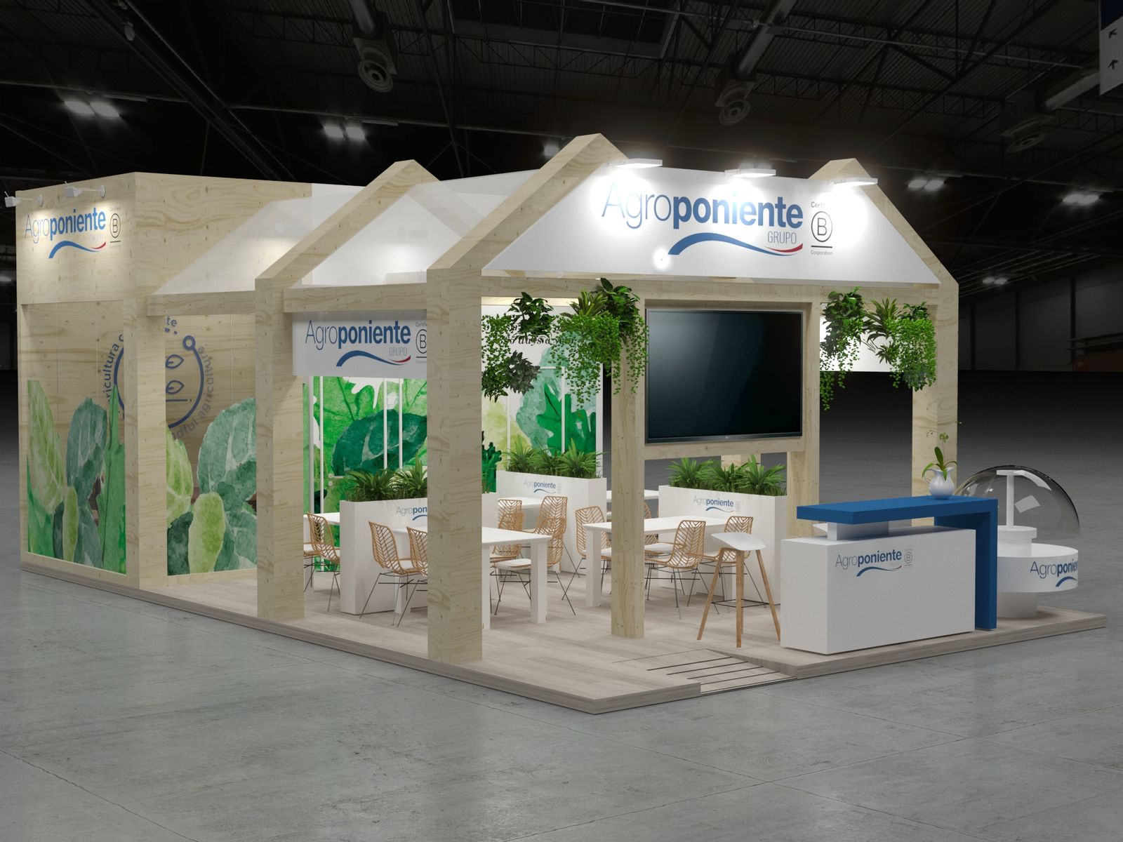 Stand de Agroponiente.