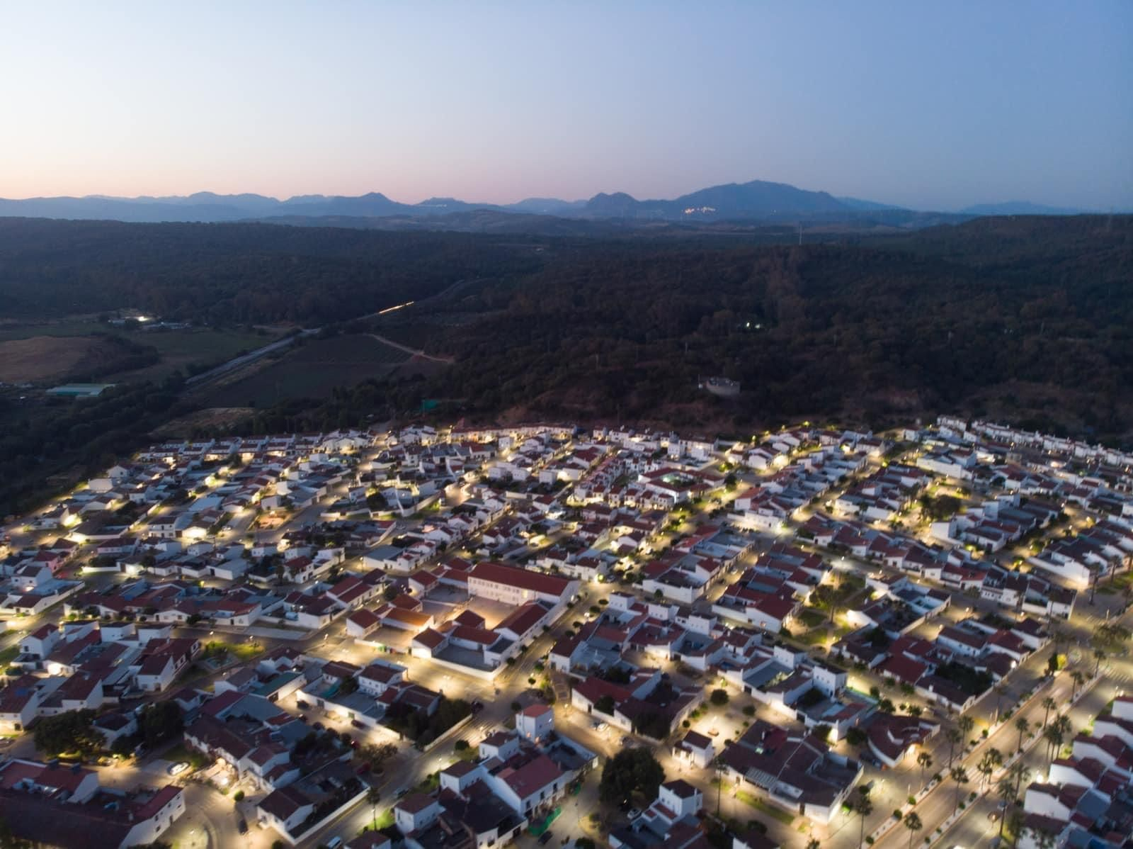 Imagen aérea del pueblo de Castellar