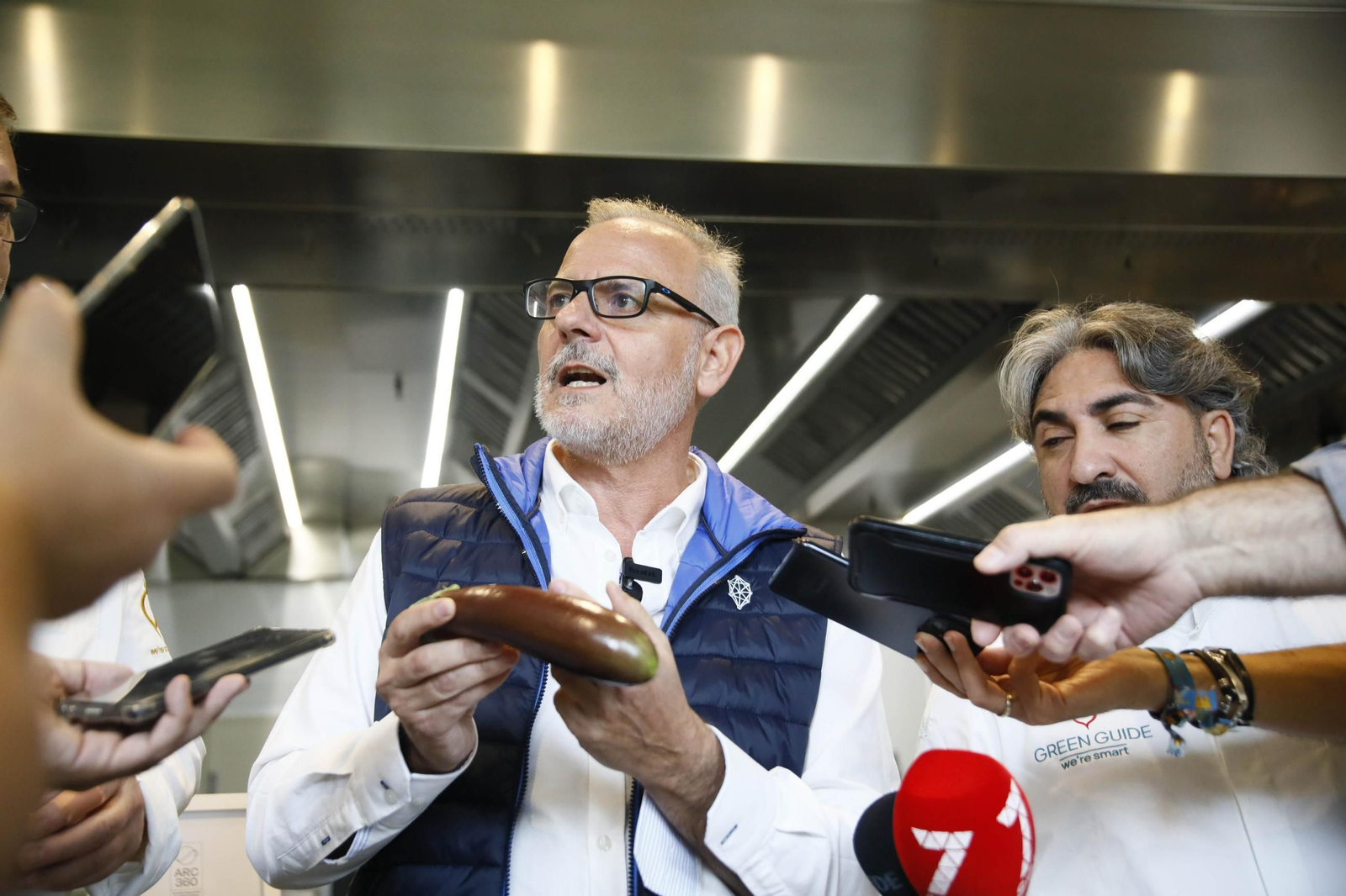 Las imágenes de una nueva variedad de berenjena en Almería