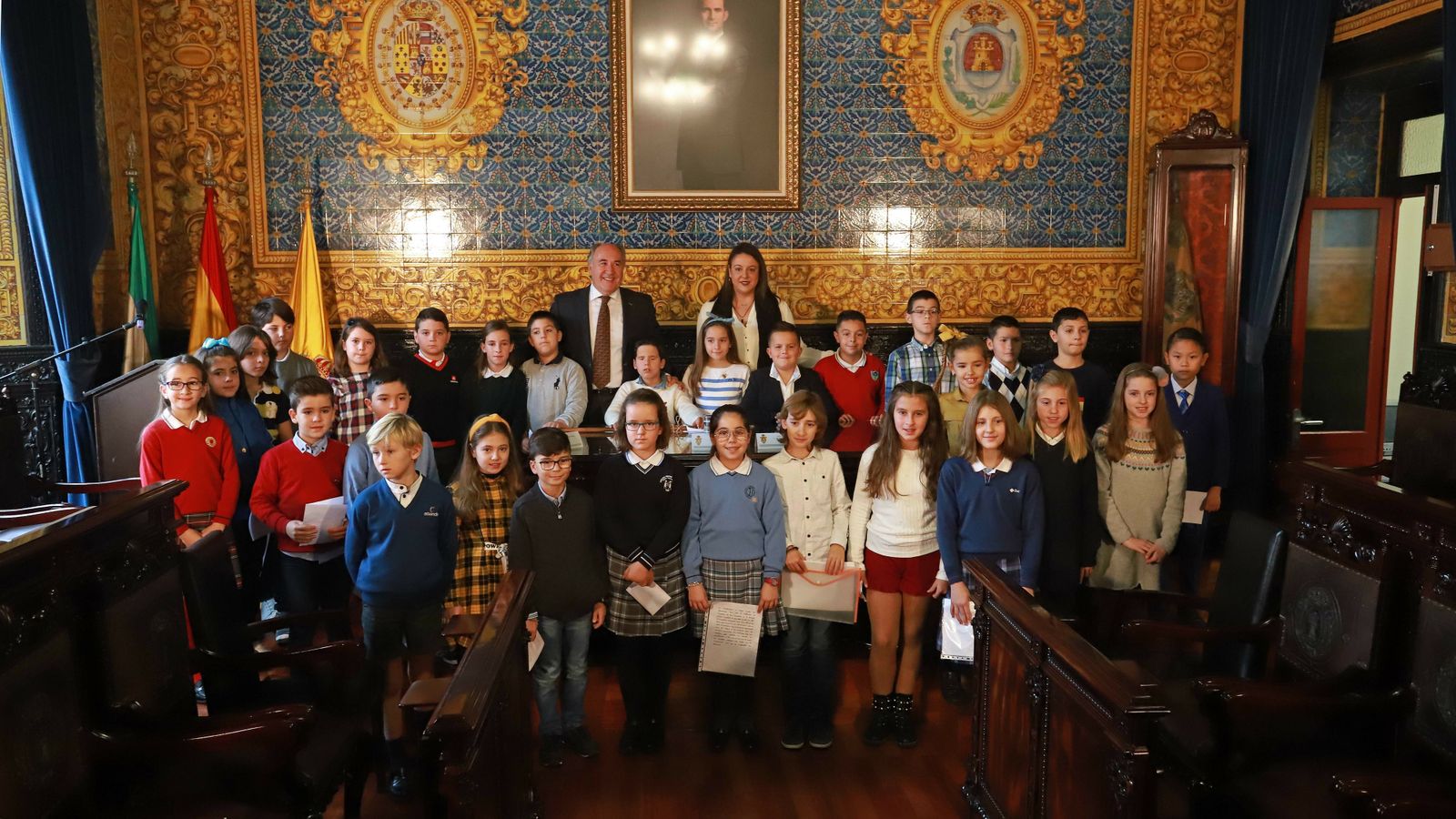 Pleno infantil en el Ayuntamiento de Algeciras