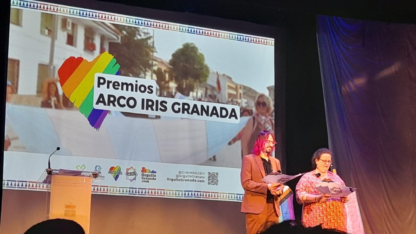 Ceremonia de entrega de los premios.