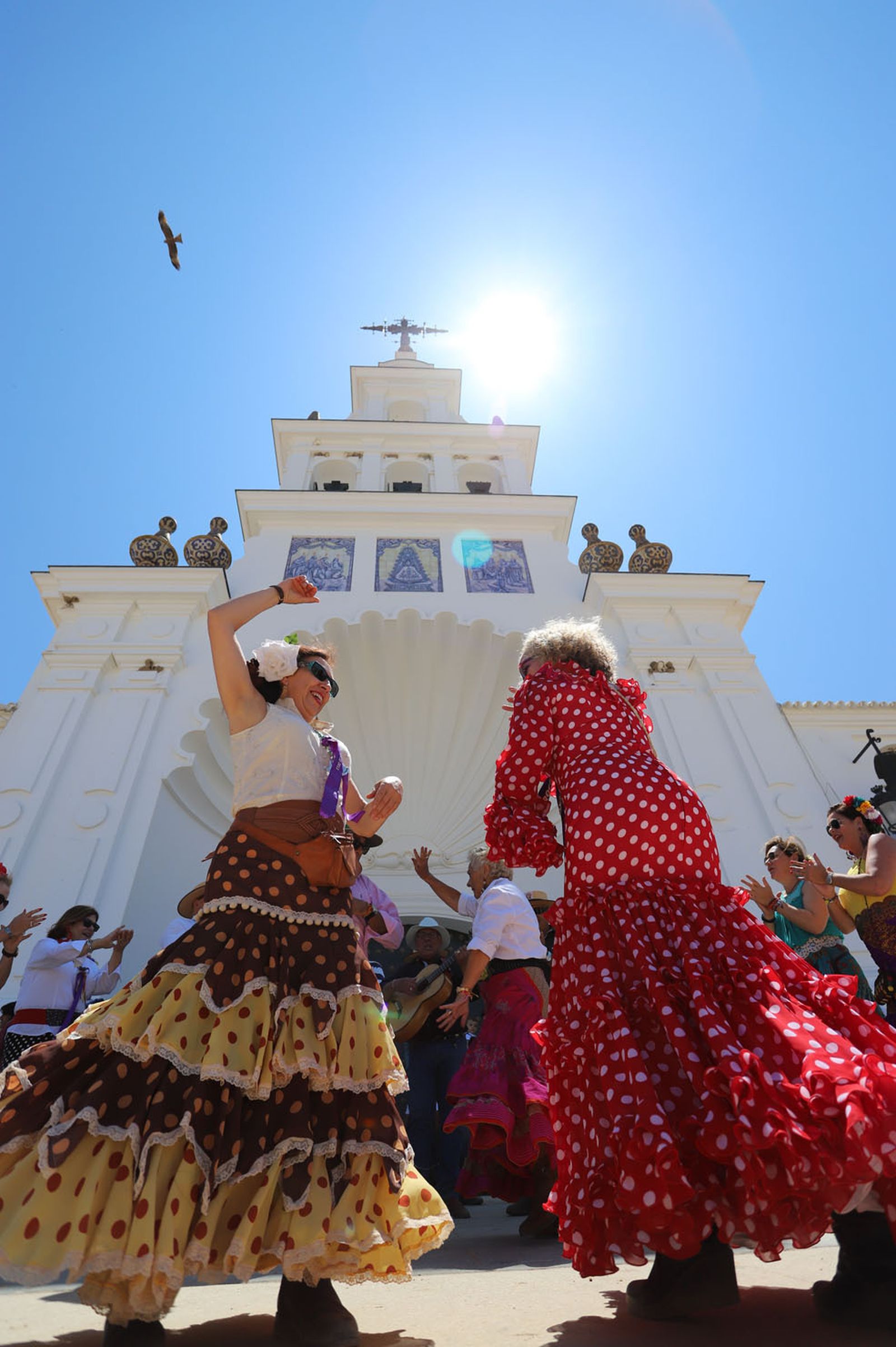 Imágenes del inicio de la Romería en la aldea almonteña