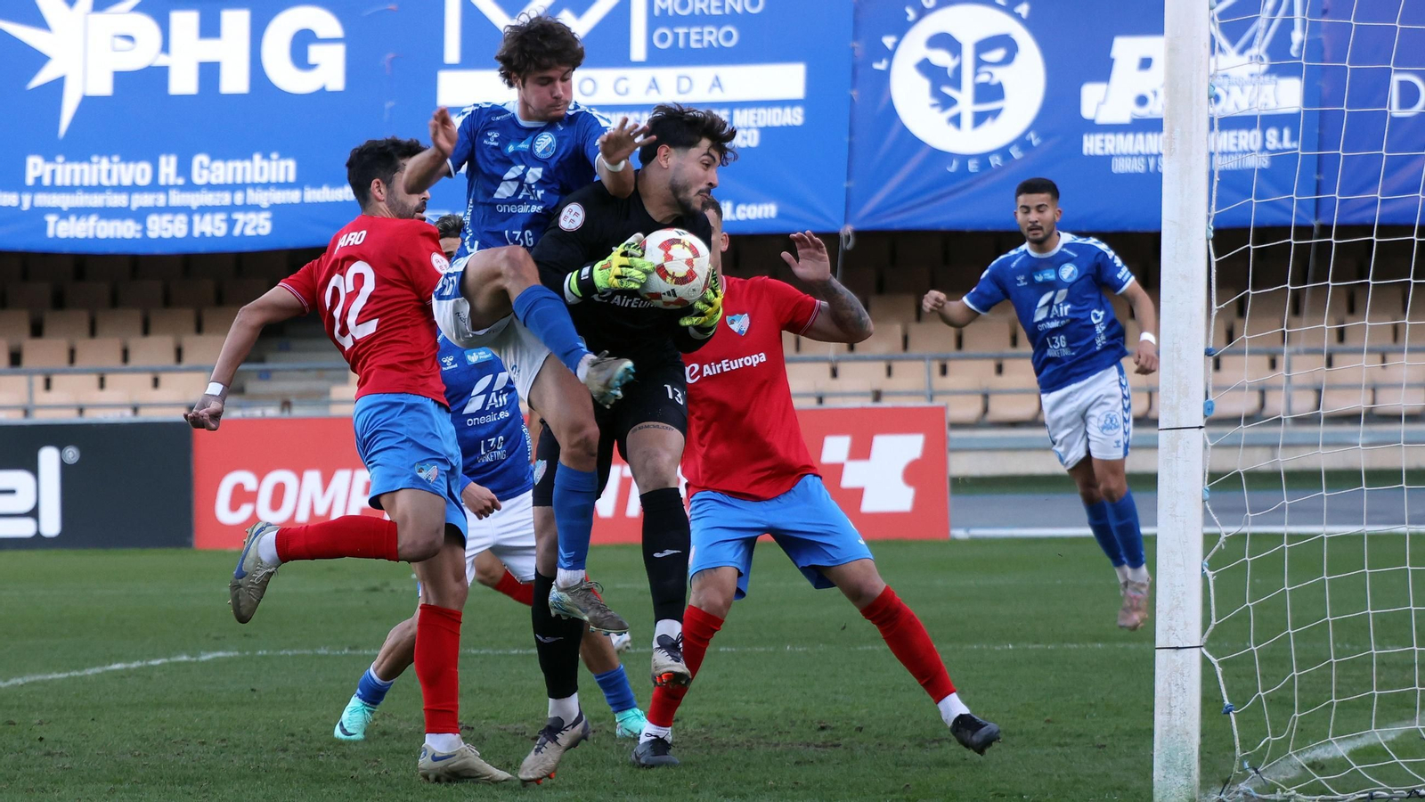 Xerez DFC contra CD Estepona en Chapín
