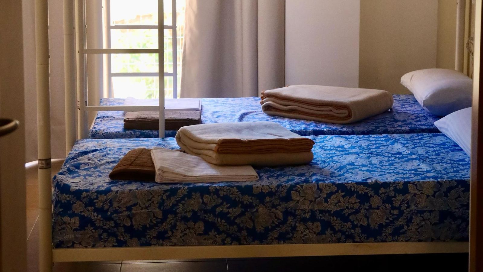 Una de las habitaciones de la residencia Miratorre en una imagen tomada el pasado miércoles.