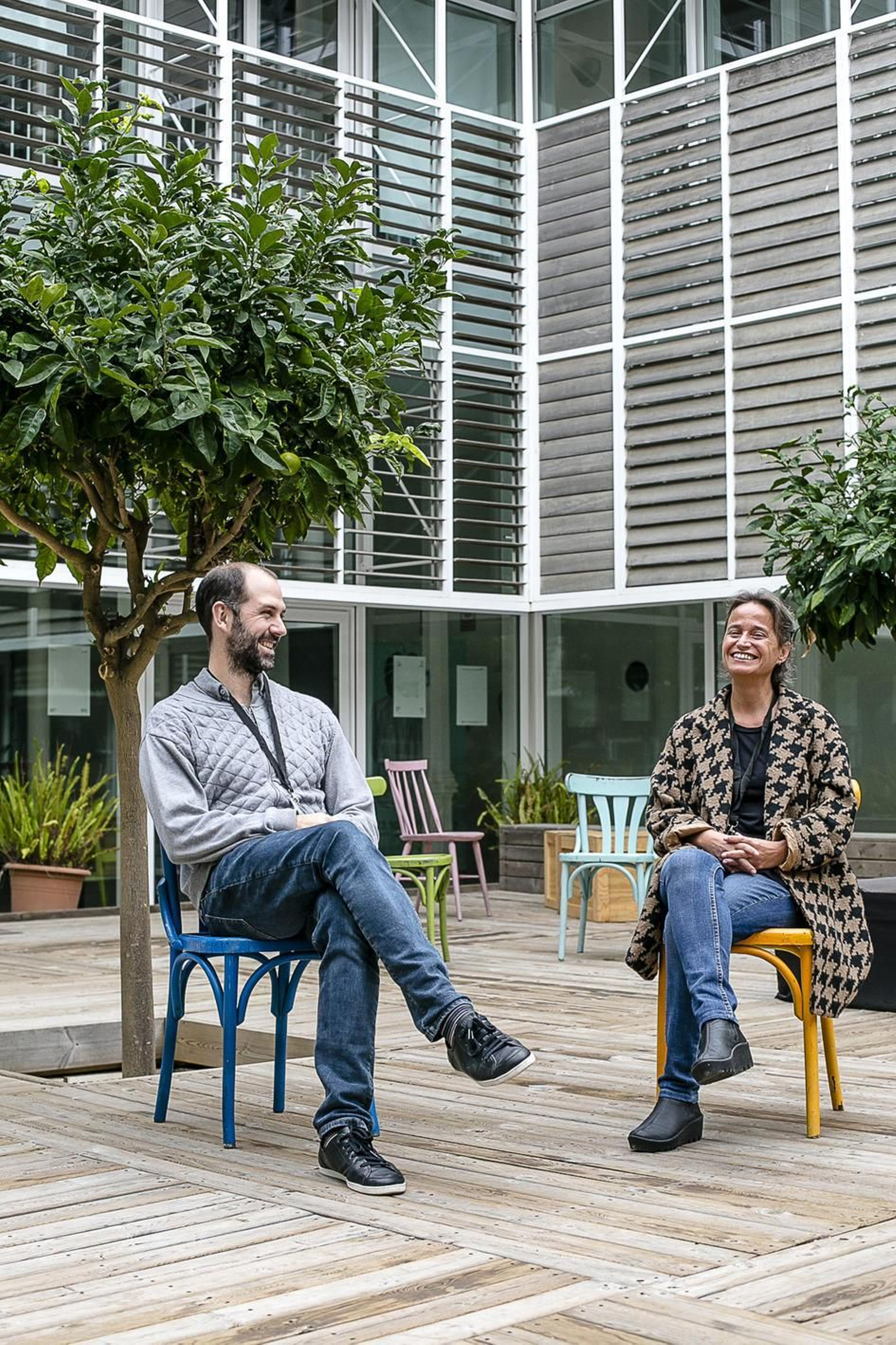 Miguel Oyarzun e Isla Aguilar, en el ECCO.