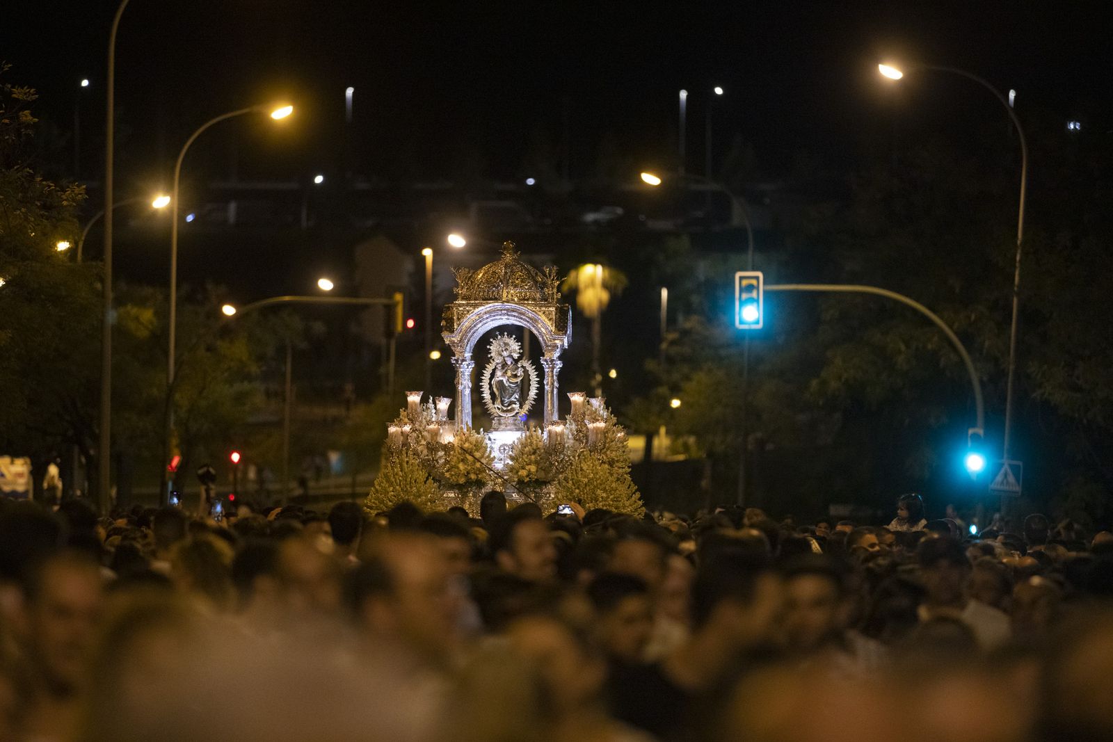 Imágenes de la recogida de la Virgen de la Cinta 2022