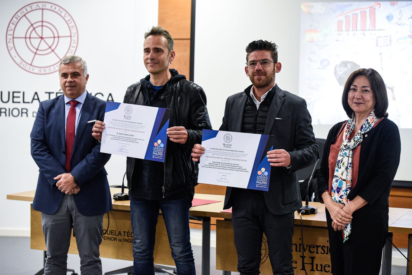 Imágenes de la entrega de premios a la excelencia docente 2022 de la Universidad de Huelva