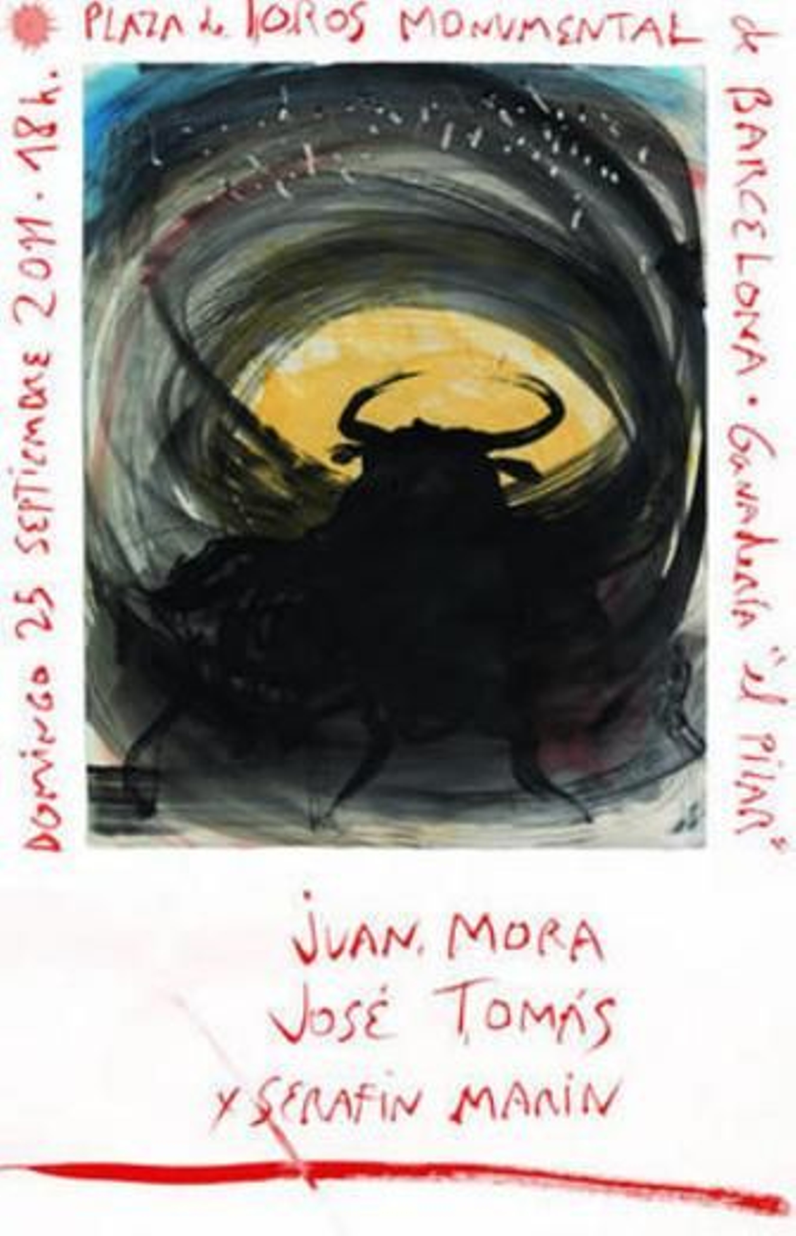 Cartel de Barceló para la última en Barcelona