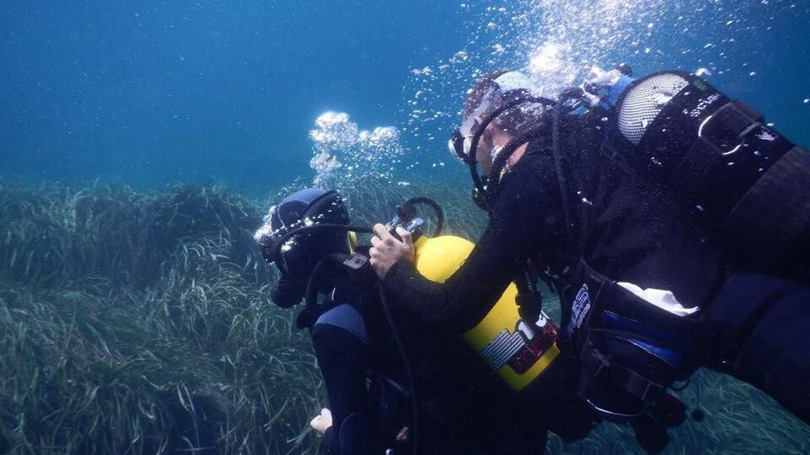 Clase de iniciación al buceo, en una imagen de archivo.