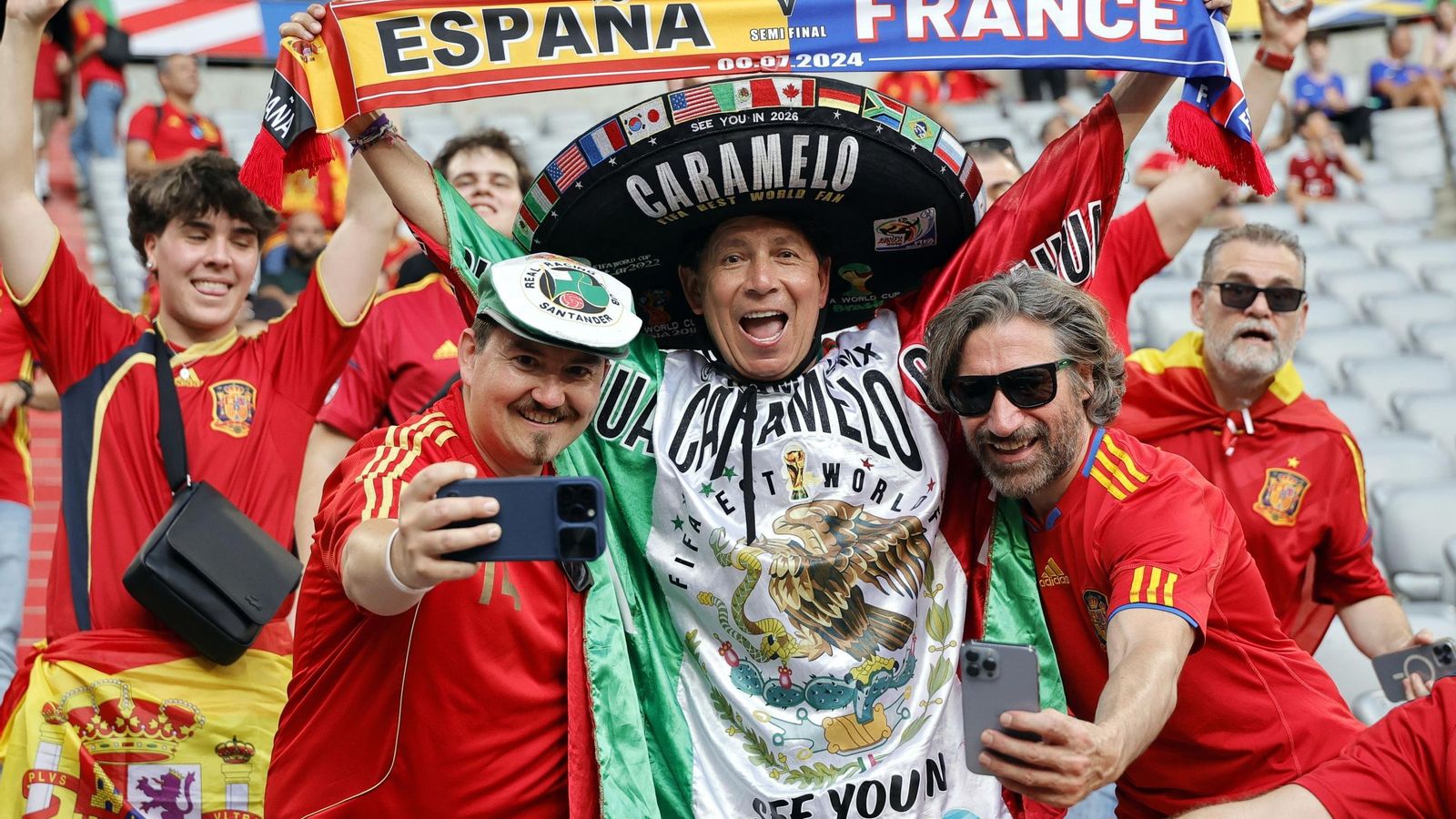 Las mejores imágenes del España - Francia