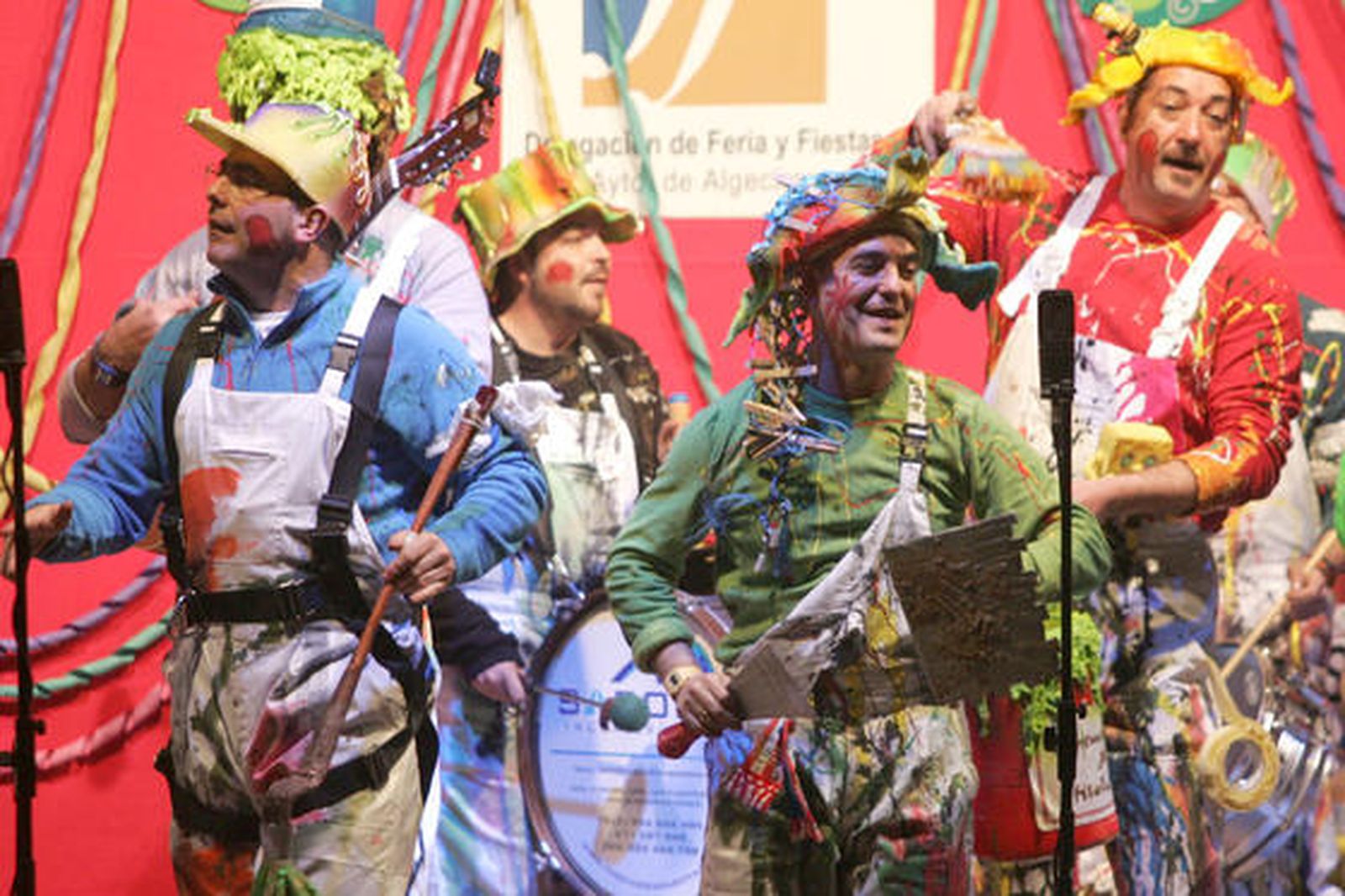 La agrupación 'La pinturesca'./Fotos:J.M.Quiñones

Foto: J.M.Q.