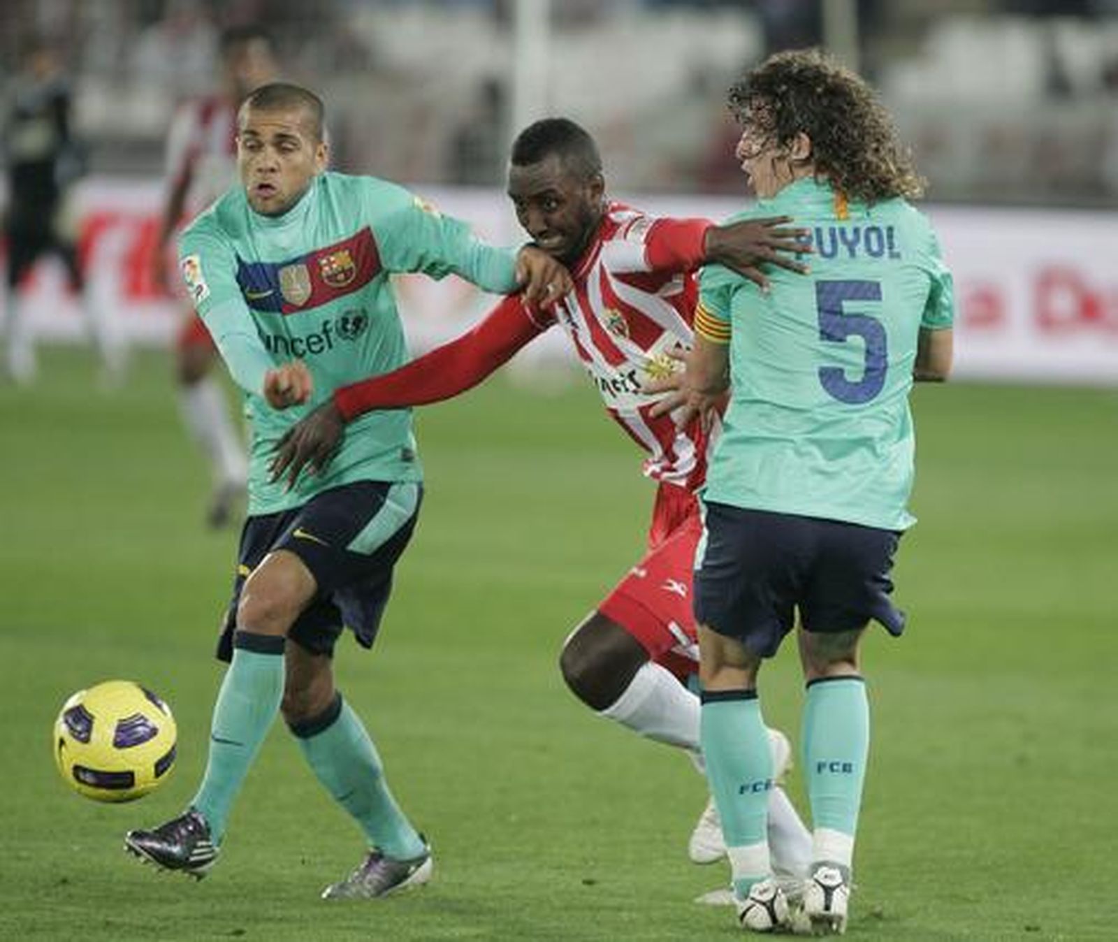 El Almería sufre una goleada histórica.

Foto: Javier Alonso