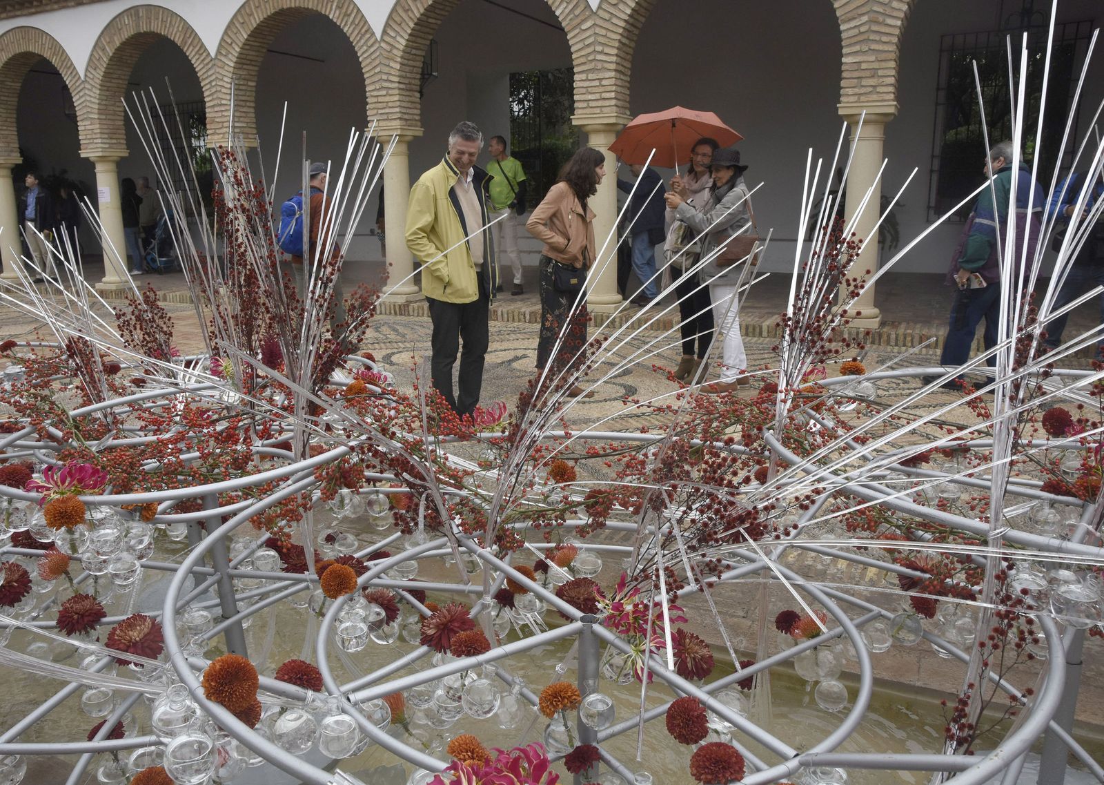 Flora en el Palacio de Viana, sede de la Fundación Cajasur.