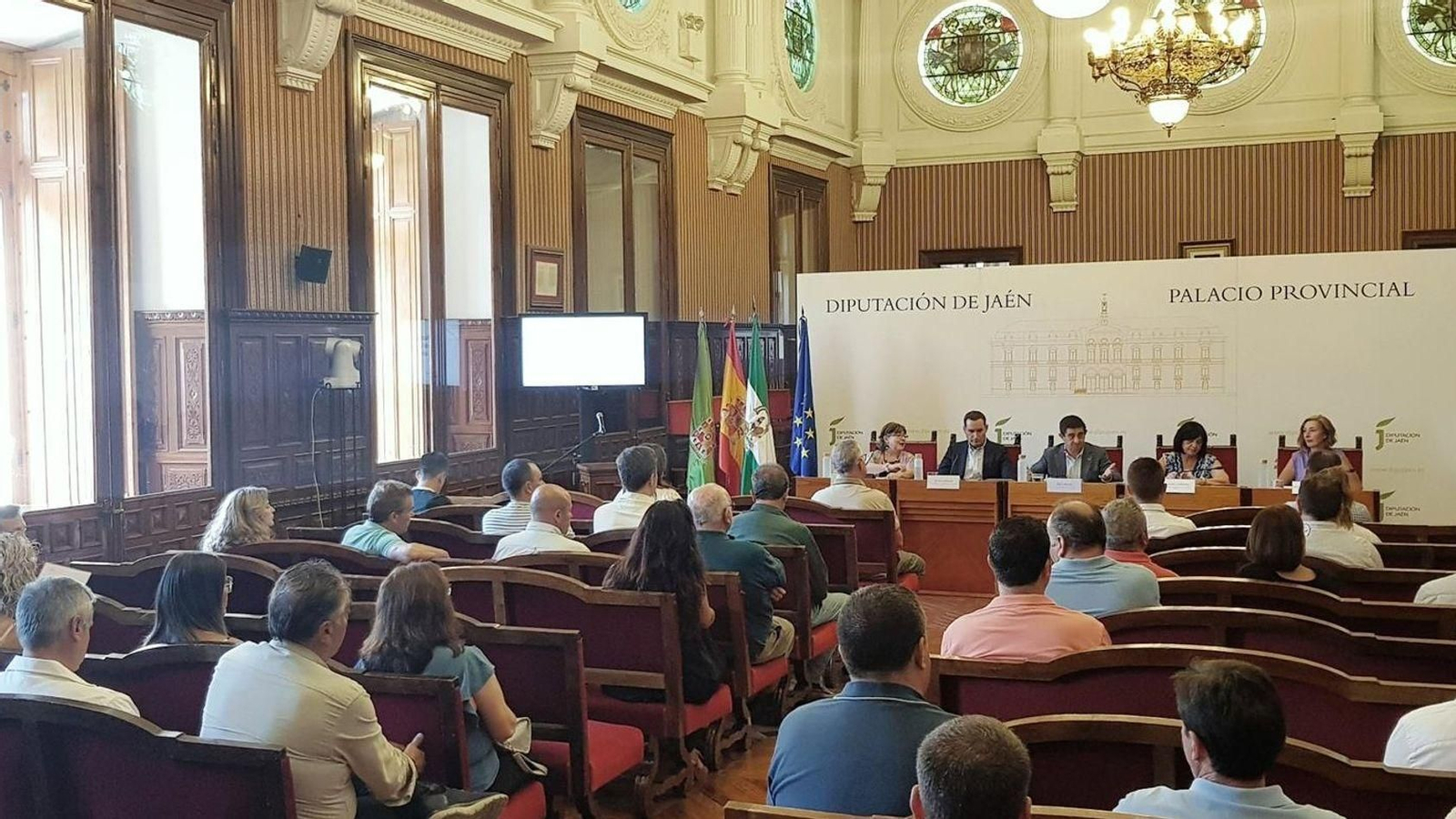 Reunión del Consejo de Alcaldes y Alcaldesas de la provincia de Jaén.