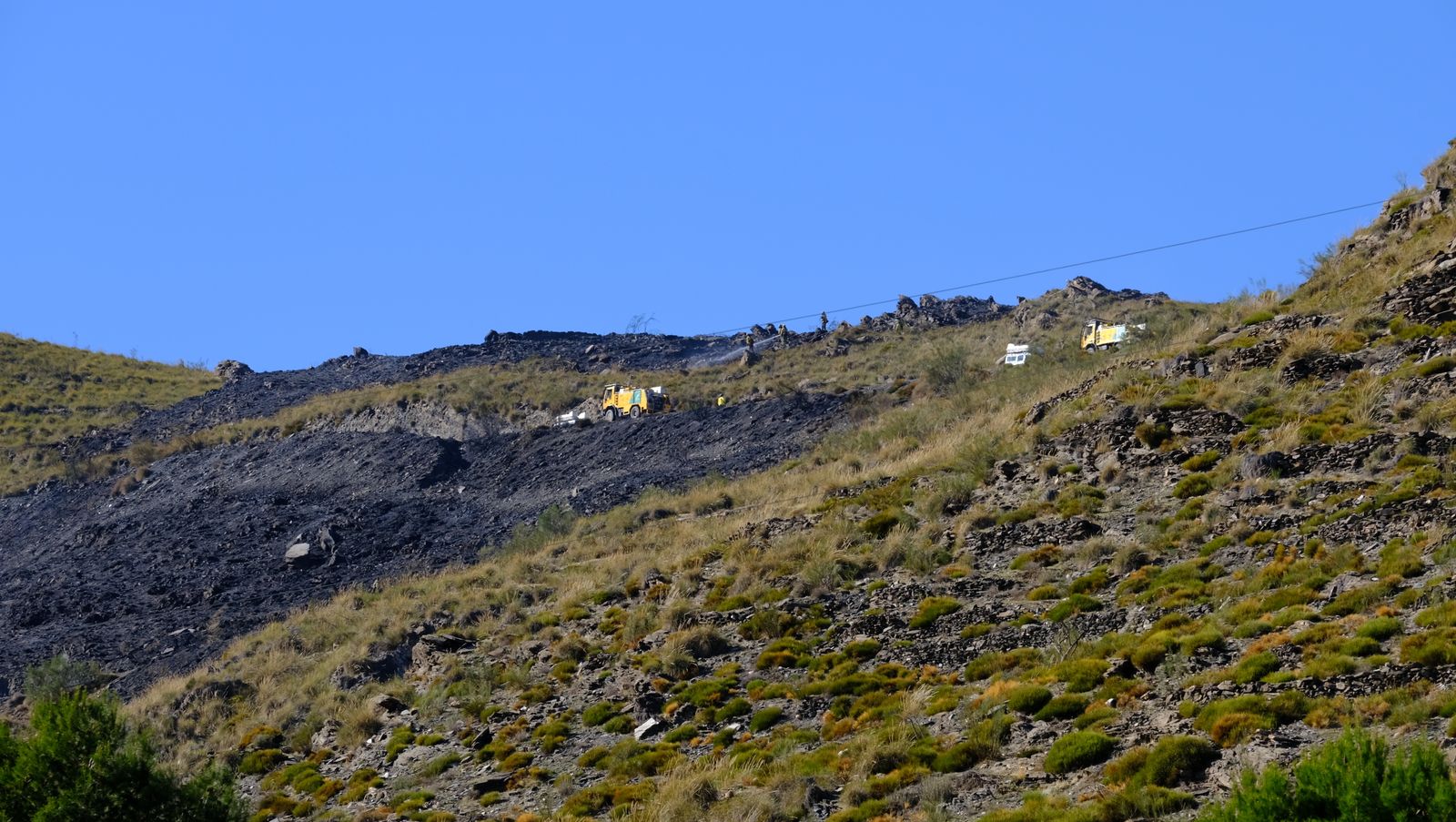 Fotogalería incendio en Castro de Filabres. Almería