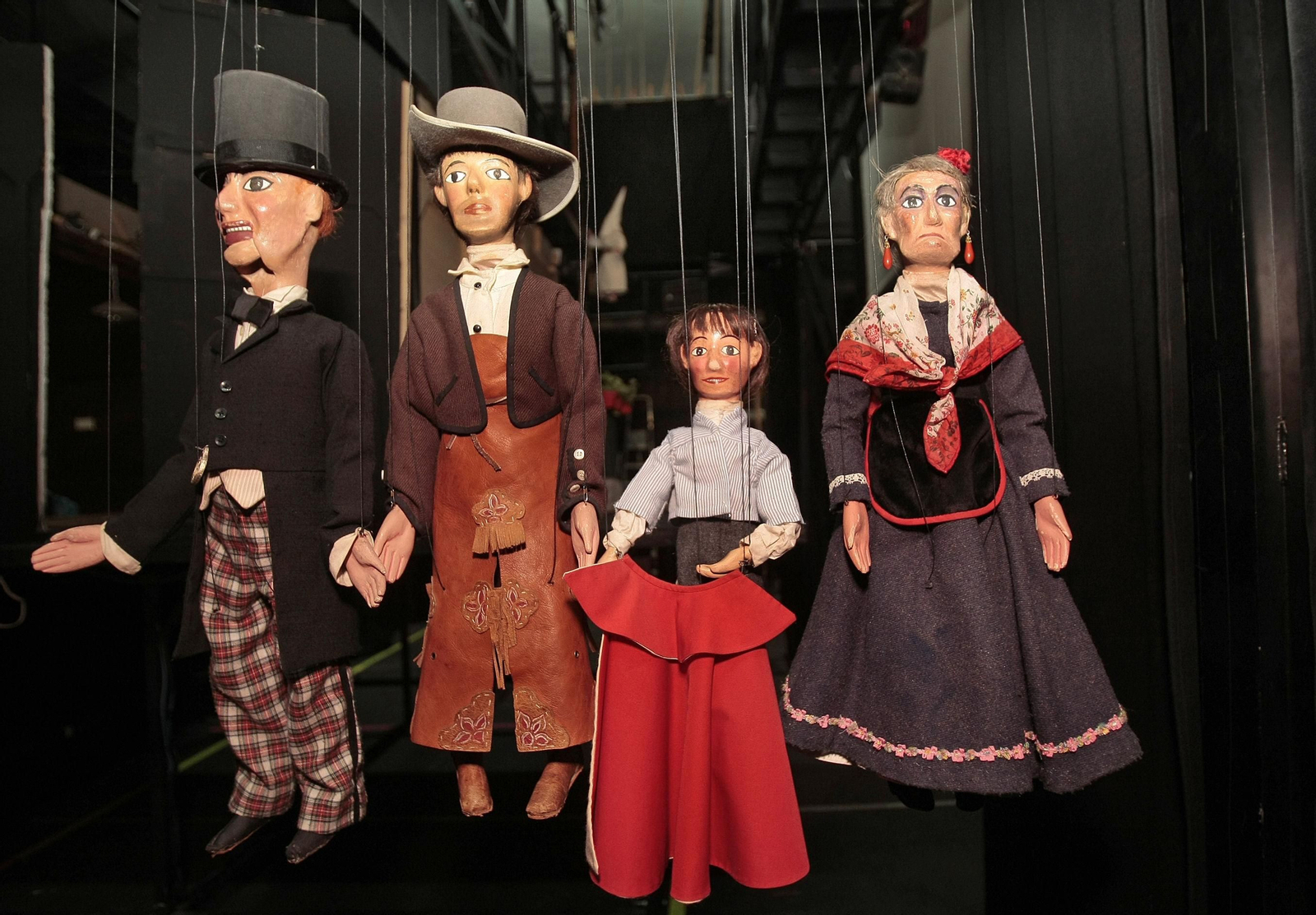 Personajes de la Tia Norica, con el inquieto Batillo y don Reticurcio