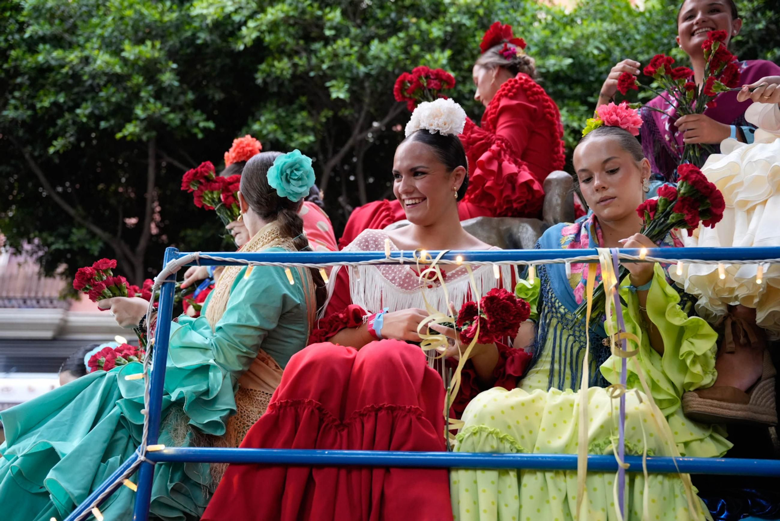 Así se ha vivido la Batalla de Flores en la Feria de Almería
