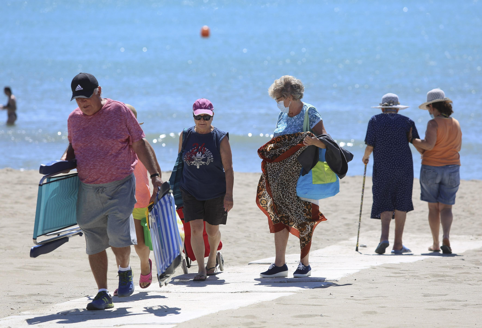 Fotos de la playa en Málaga, donde escapar del calor
