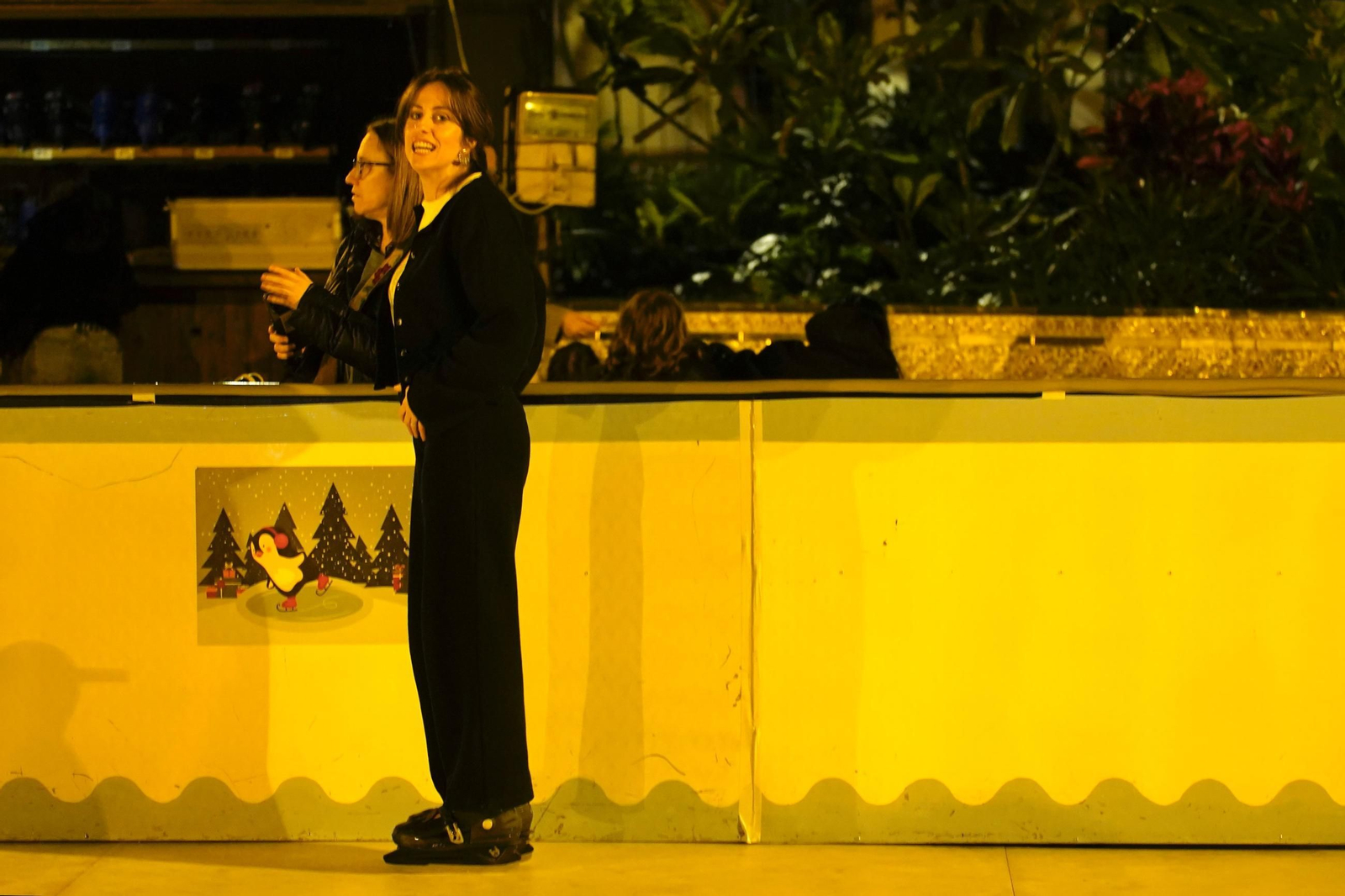 Fotos de la apertura de la pista de patinaje sobre hielo en el Parque María Cristina