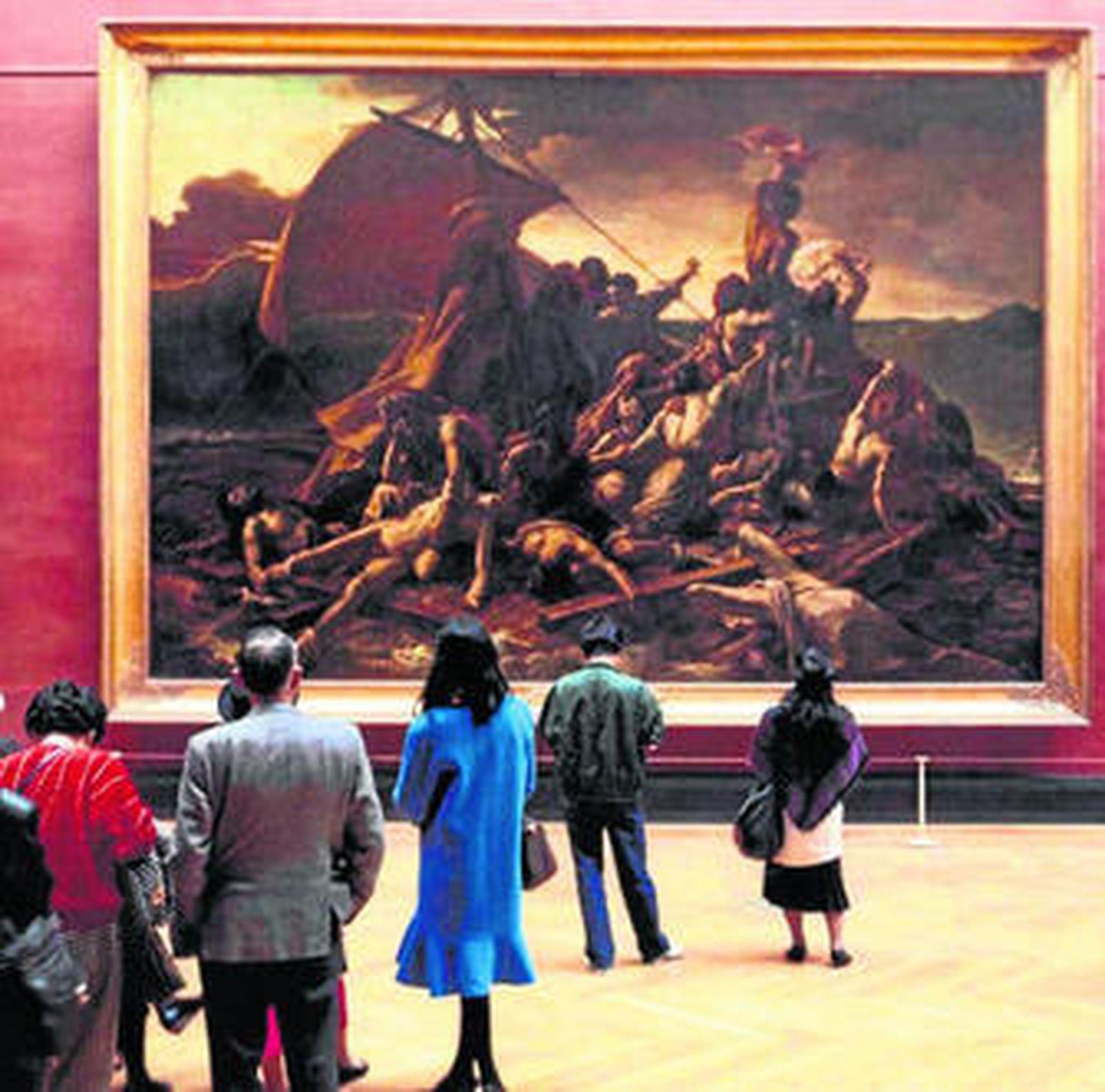 El público en el centro del museo