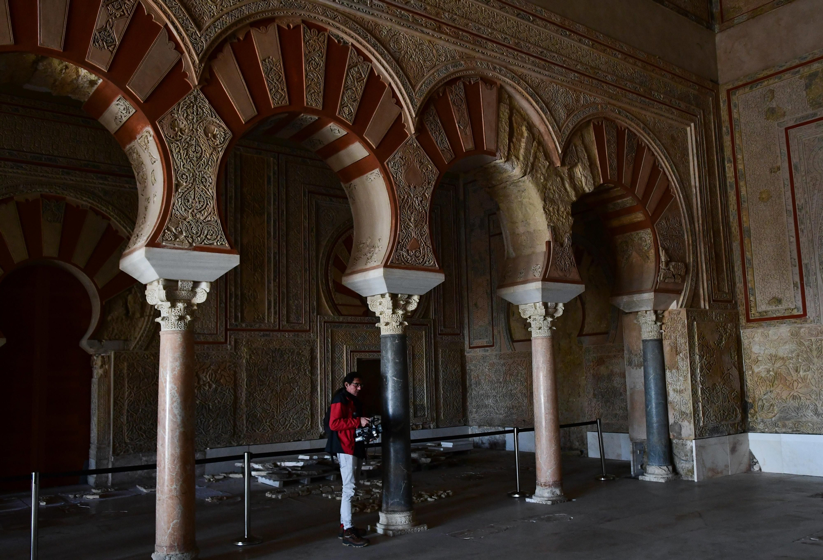 La restauración del Salón Rico de Medina Azahara, en imágenes