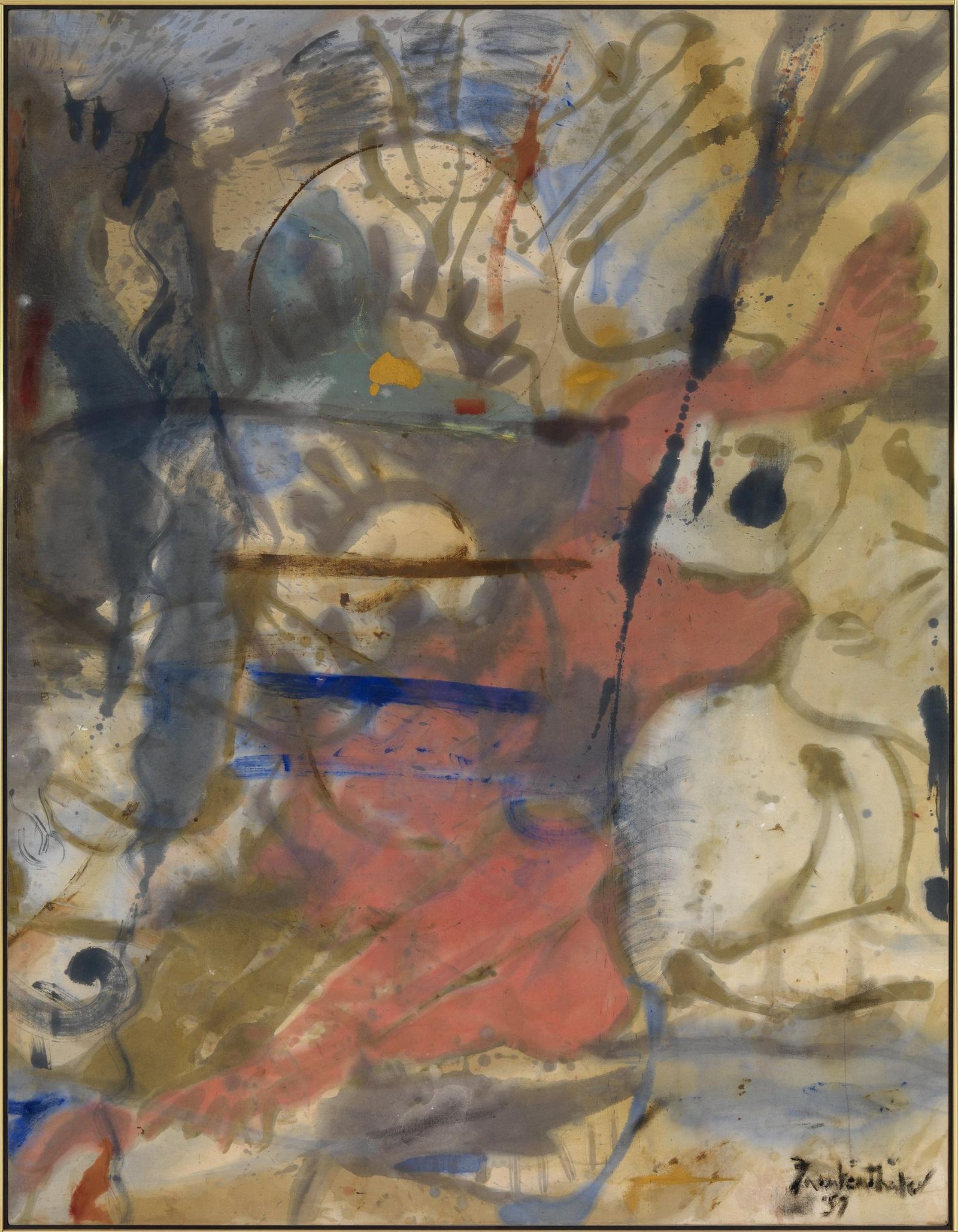 'Europa' (1957), una pieza de Helen Frankenthaler.