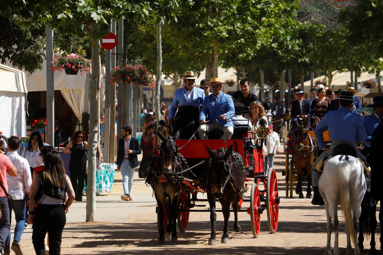 Las imágenes del miércoles en la Feria de Córdoba