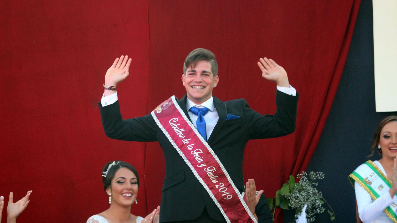 Daniel Díaz tras ser nombrado Rey de la Feria