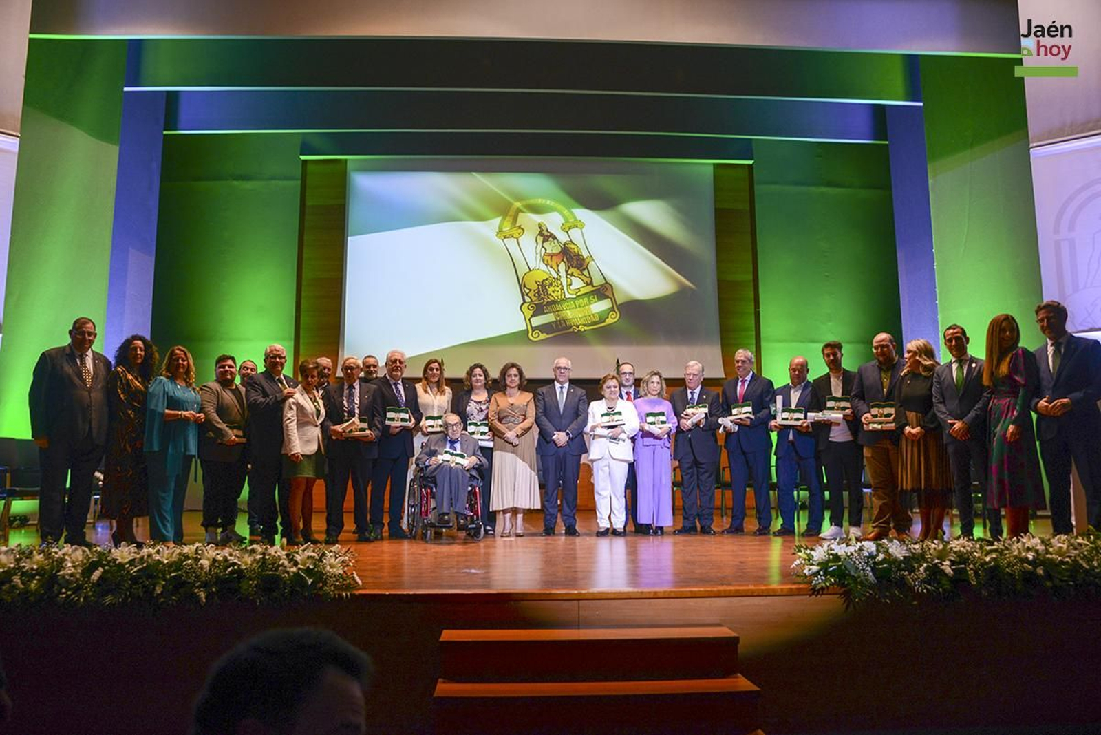 Así se ha vivido la entrega de las Banderas de Andalucía de la provincia de Jaén